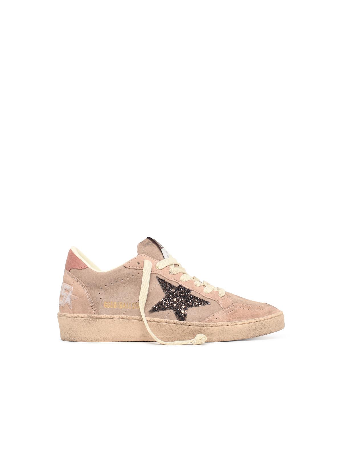 Golden Goose 'Ball Star' Camellia Pink Suede Sneakers Women GOLDEN GOOSE