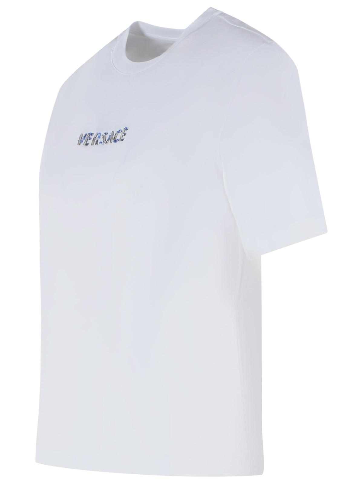 Versace White Cotton T-Shirt Women VERSACE