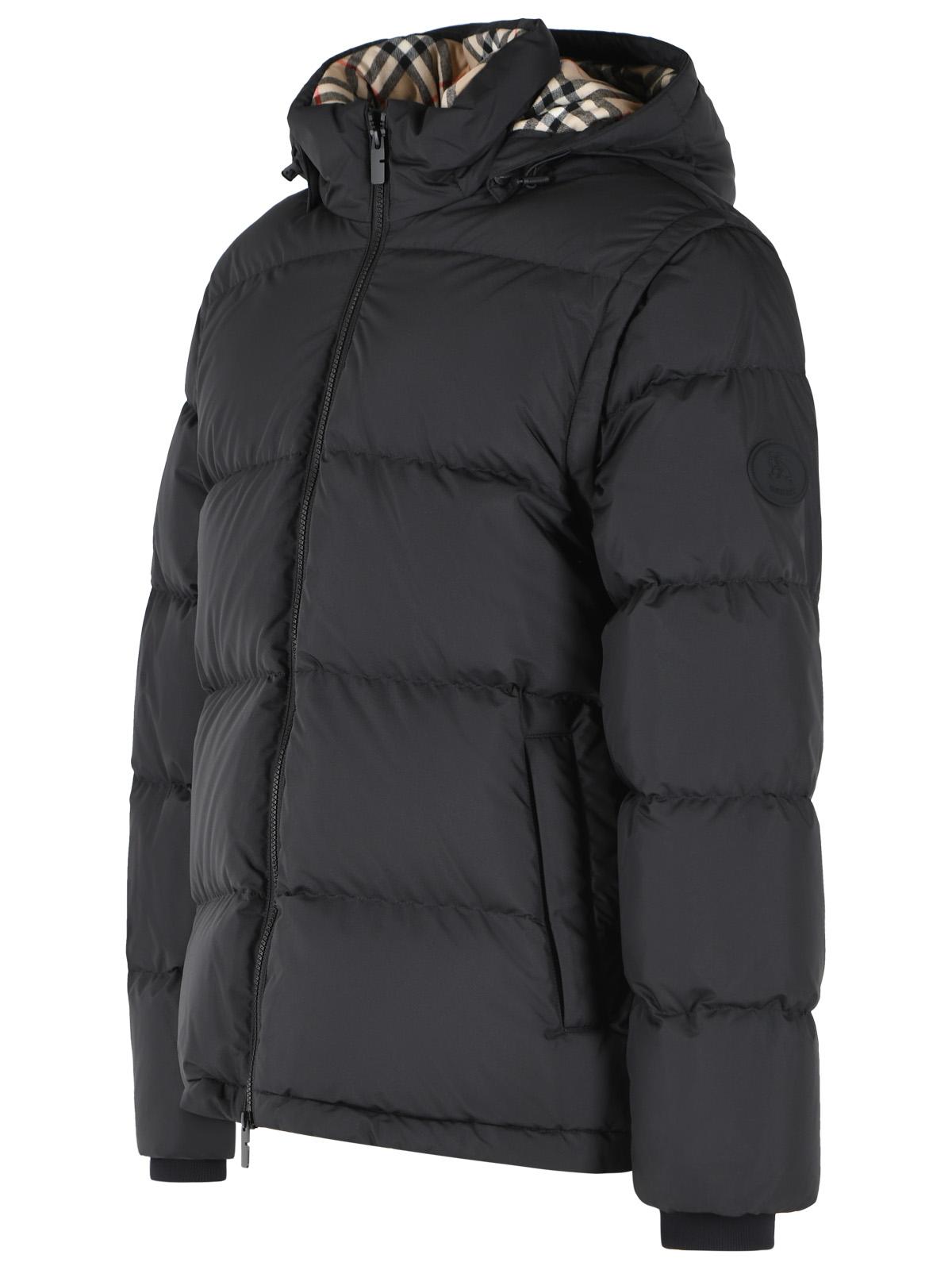 Burberry 'Bideford' Black Nylon Down Jacket Men BURBERRY