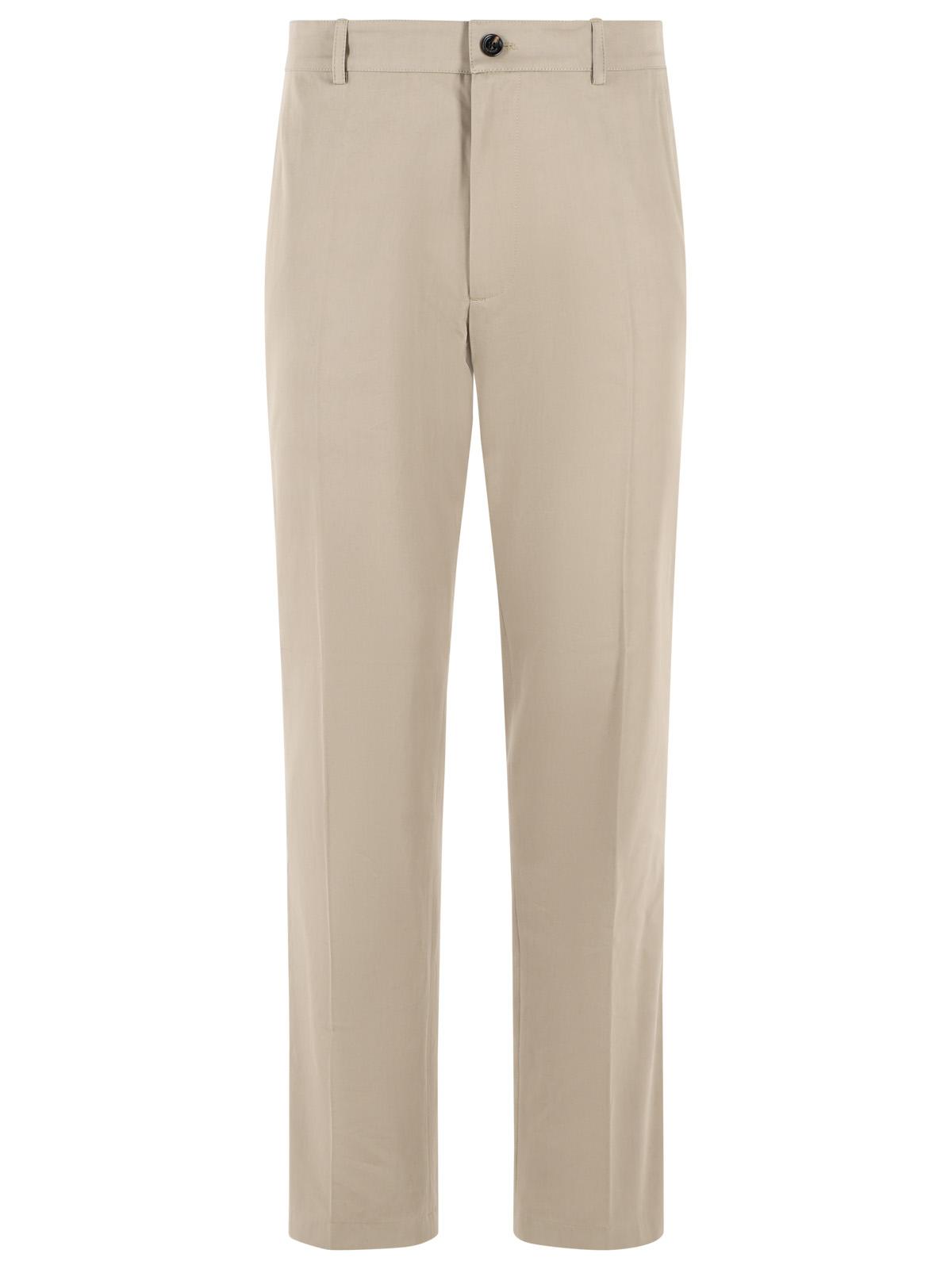 Burberry 'Charlton' Beige Cotton Pants Men BURBERRY