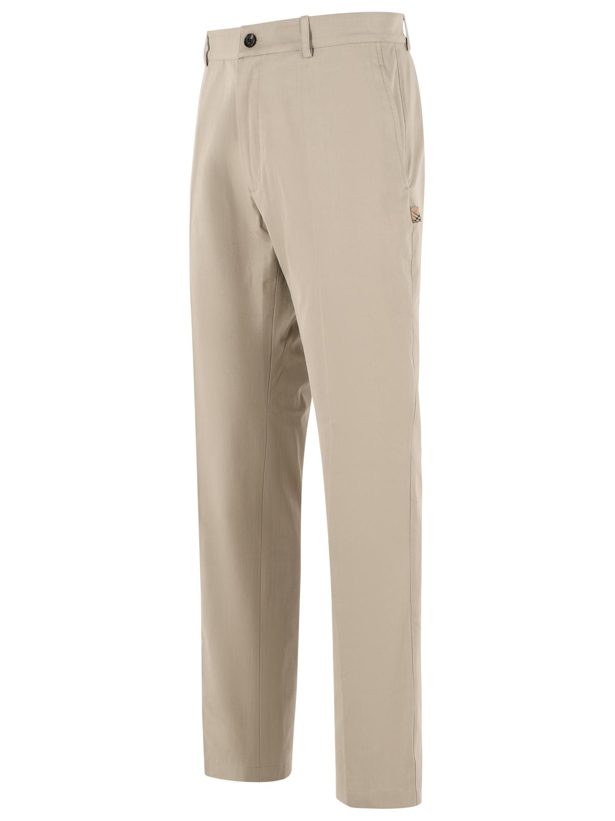 Burberry 'Charlton' Beige Cotton Pants Men BURBERRY