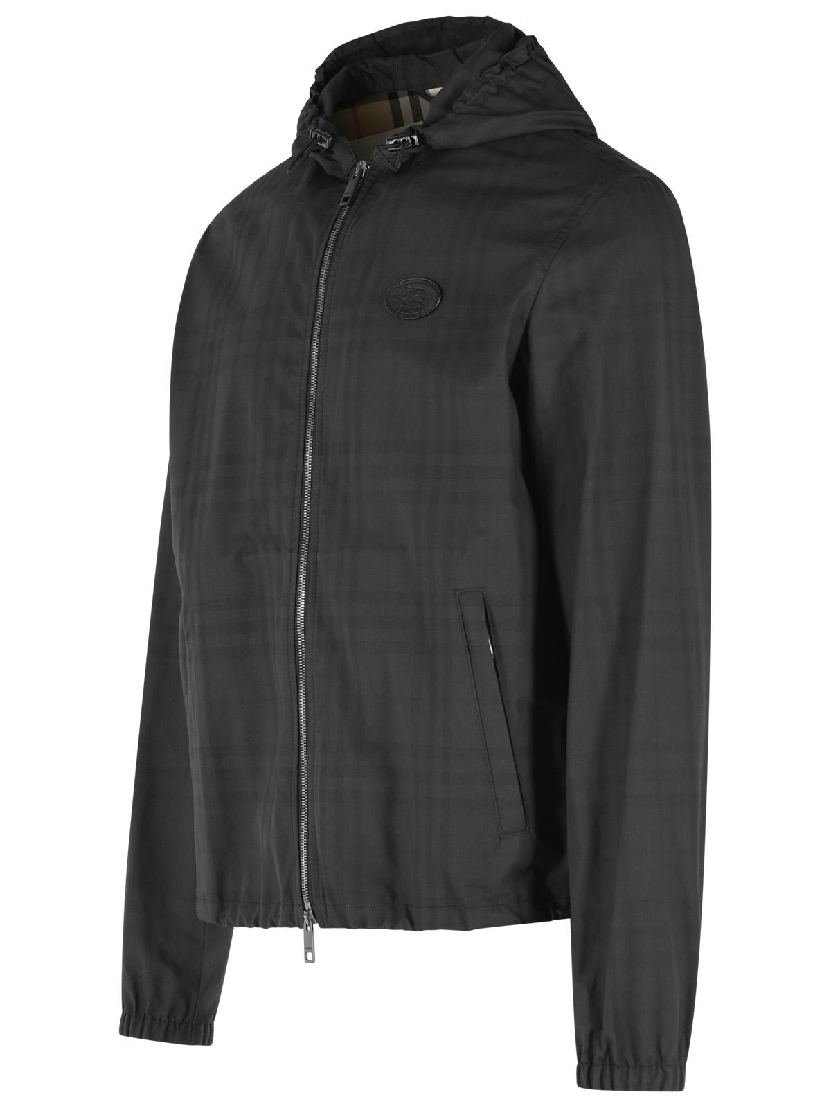 Burberry 'Newport' Brown Cotton Down Jacket Men BURBERRY