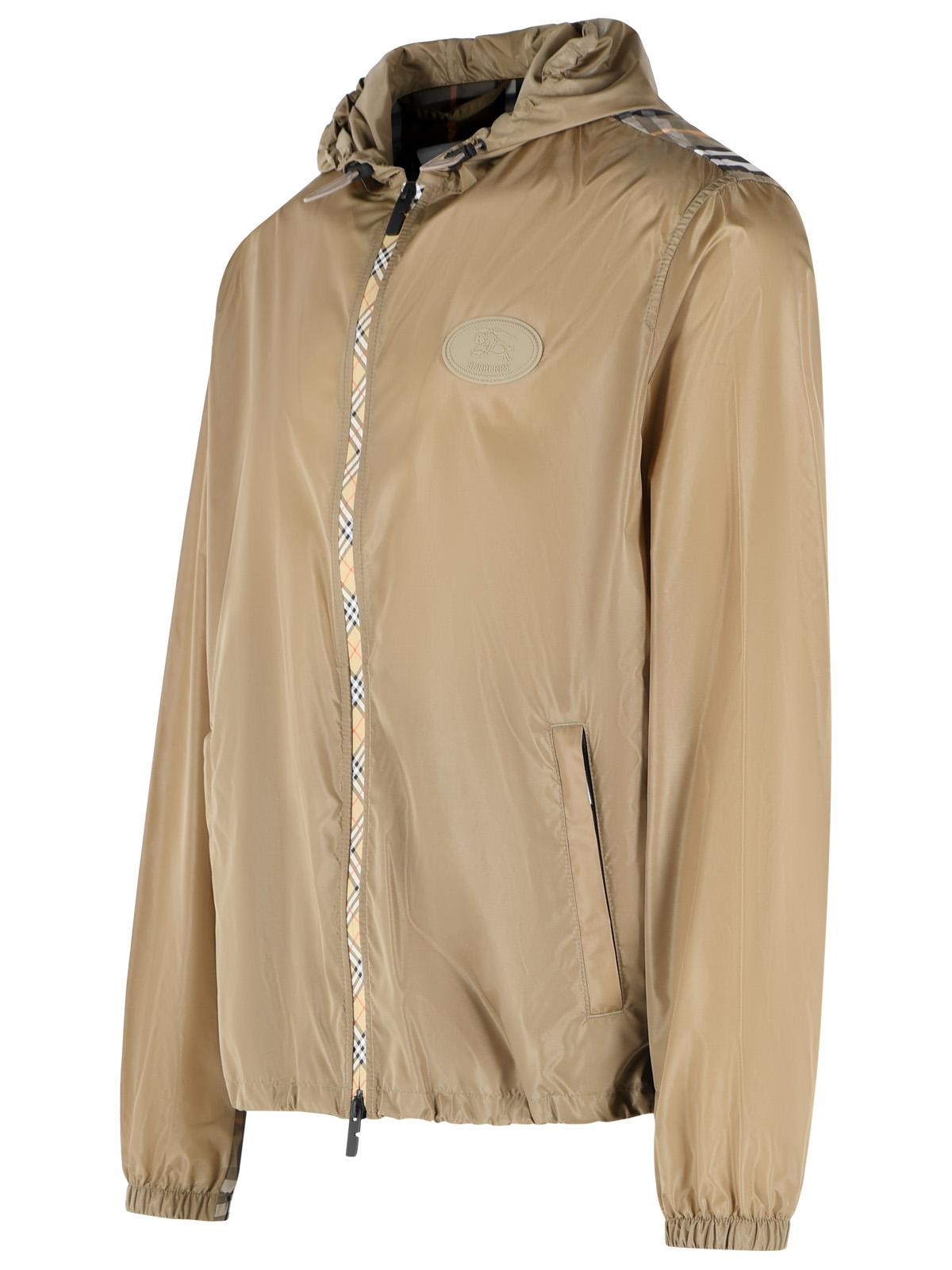 Burberry 'Newport' Brown Polyamide Jacket Men BURBERRY