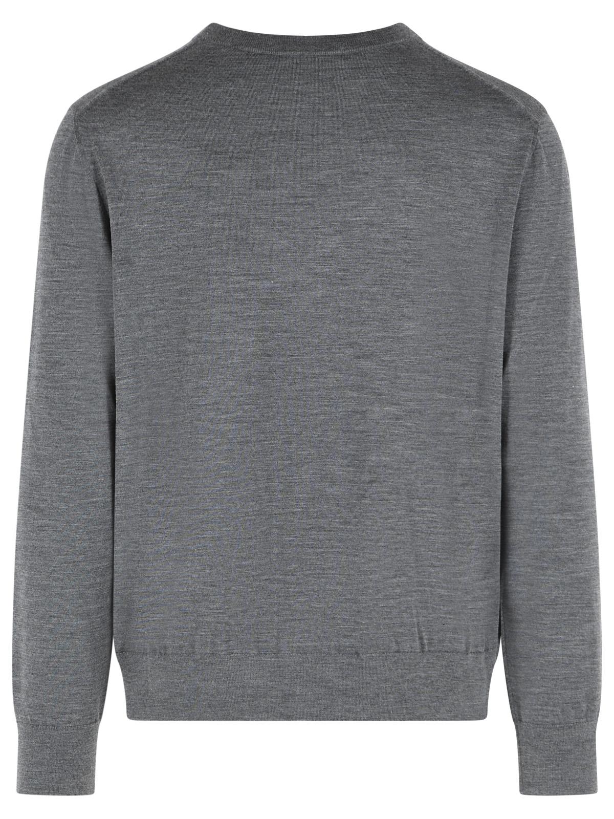 Burberry 'Easton' Grey Wool Sweater Men BURBERRY