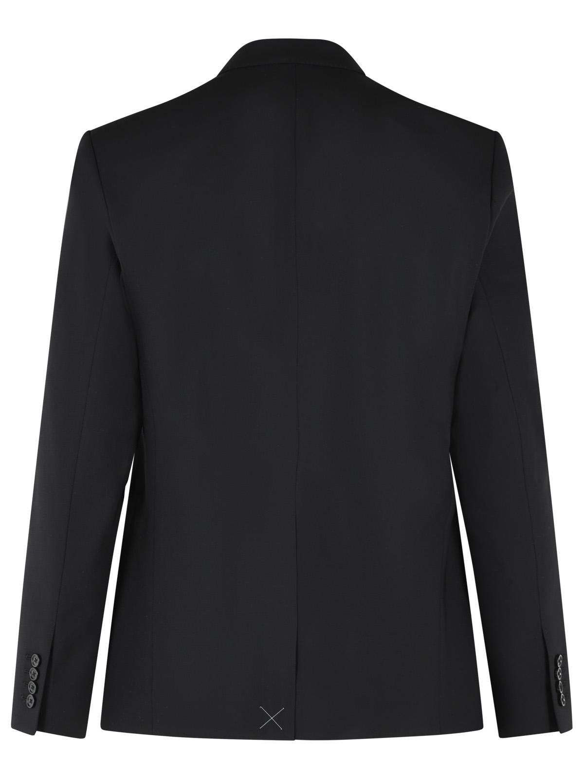 Dolce & Gabbana Black Virgin Wool Blazer Men DOLCE & GABBANA