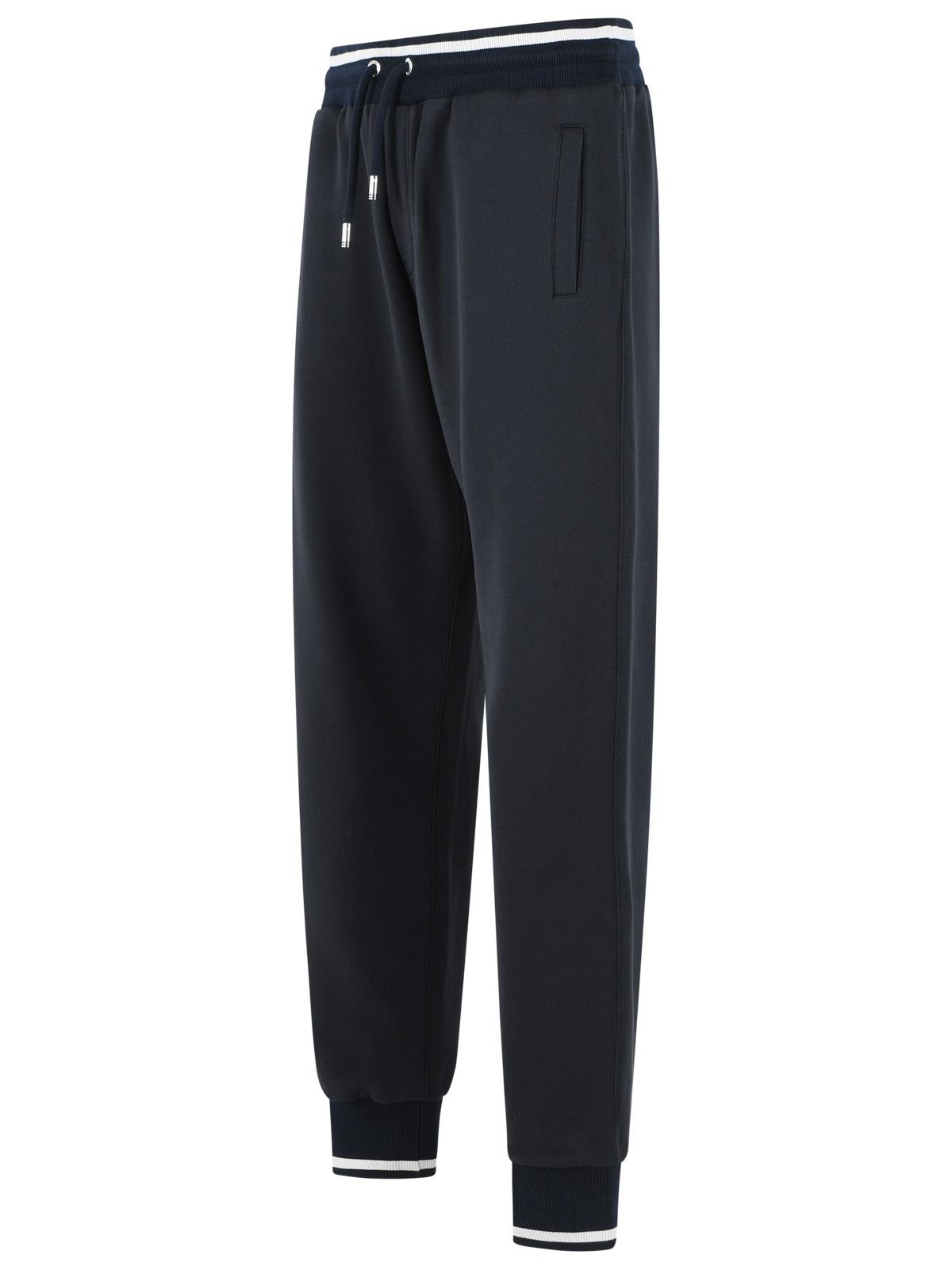 Dolce & Gabbana Jogger' Blue Cotton Pants Men DOLCE & GABBANA