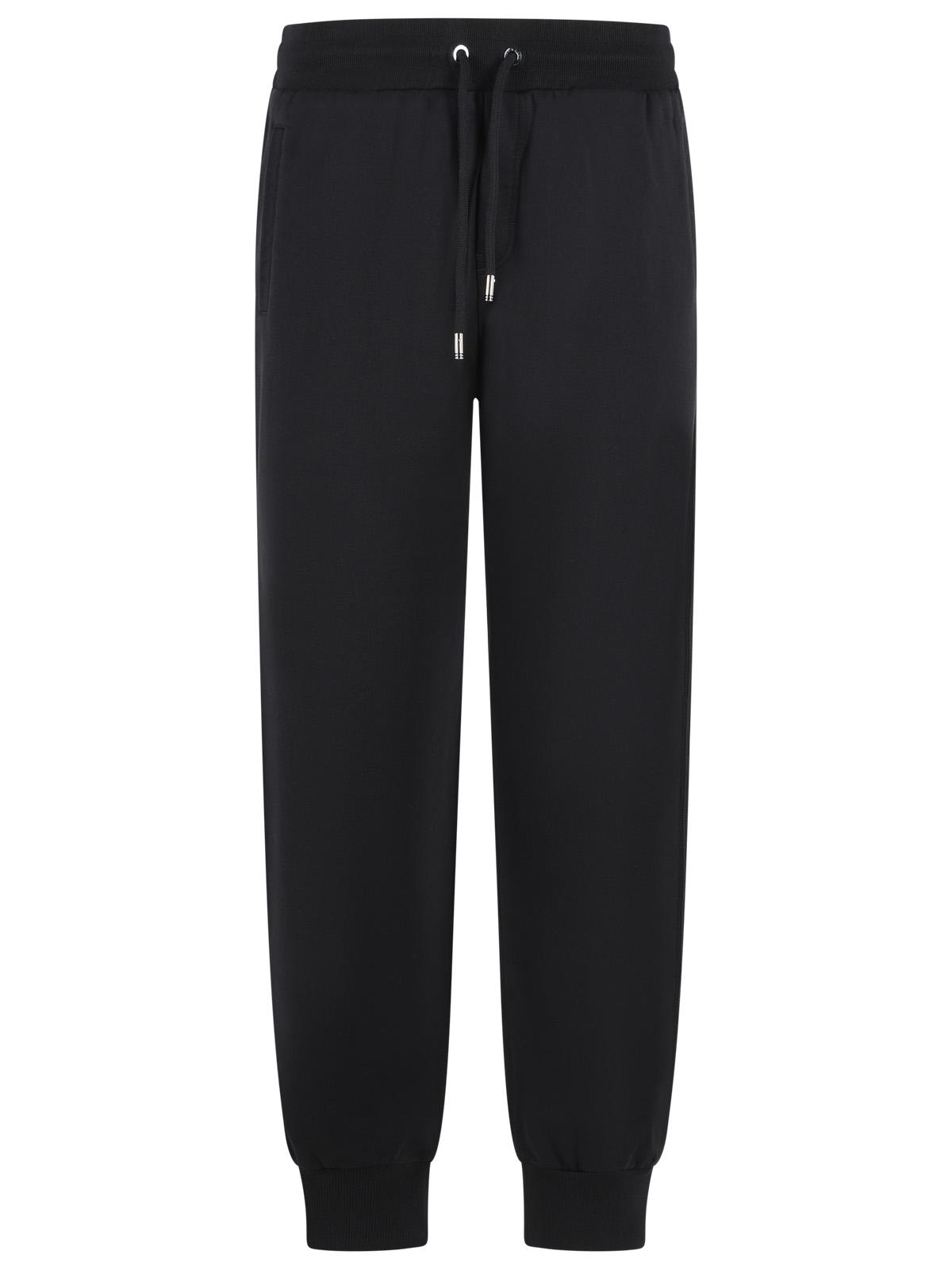 Dolce & Gabbana 'Jogger' Black Cotton Pants Men DOLCE & GABBANA
