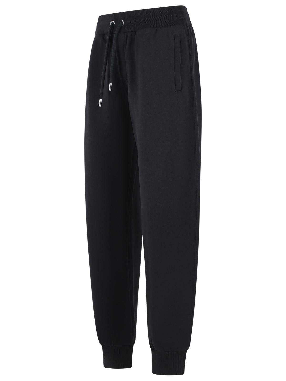 Dolce & Gabbana 'Jogger' Black Cotton Pants Men DOLCE & GABBANA
