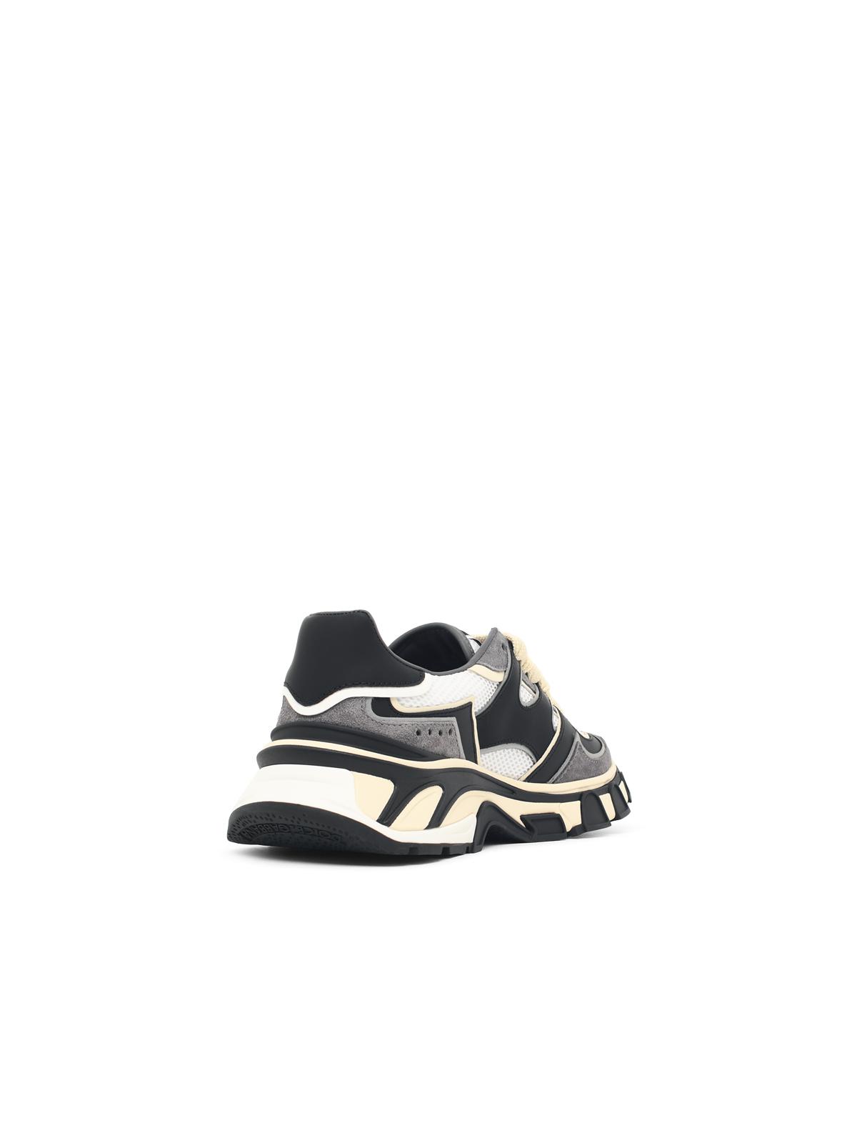 Dolce & Gabbana 'Dg Country Road' White Mesh Blend Sneakers Men DOLCE & GABBANA