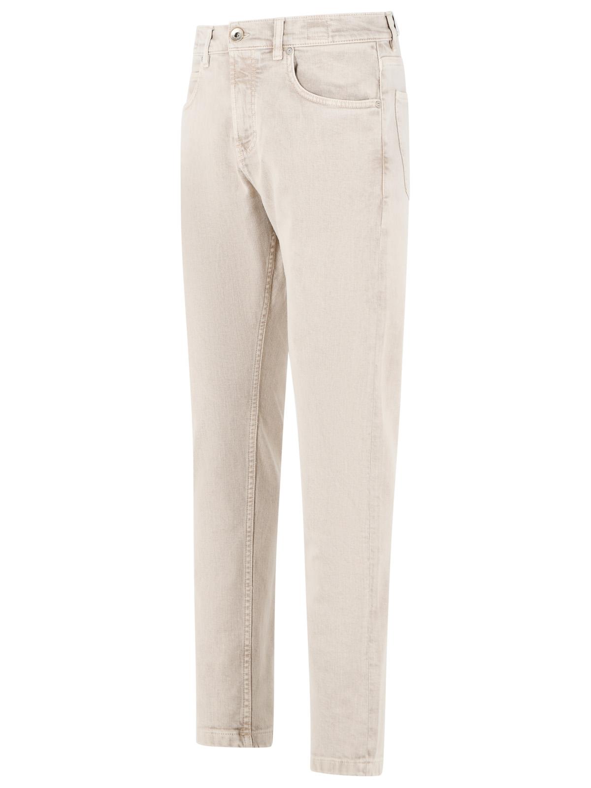Eleventy Jeans In Denim Stretch Beige Men ELEVENTY