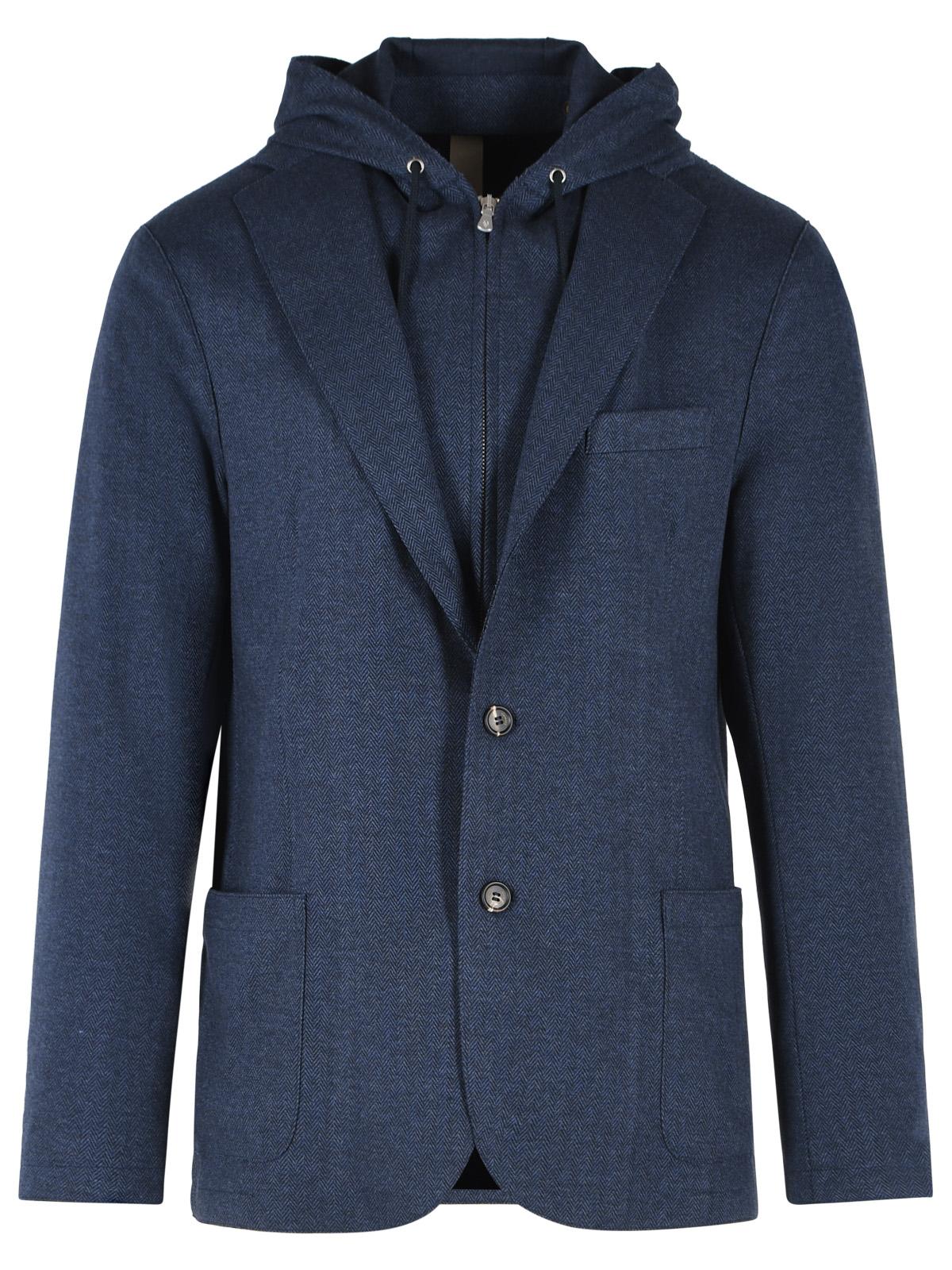 Eleventy Blue Polyester Blend Blazer Men ELEVENTY