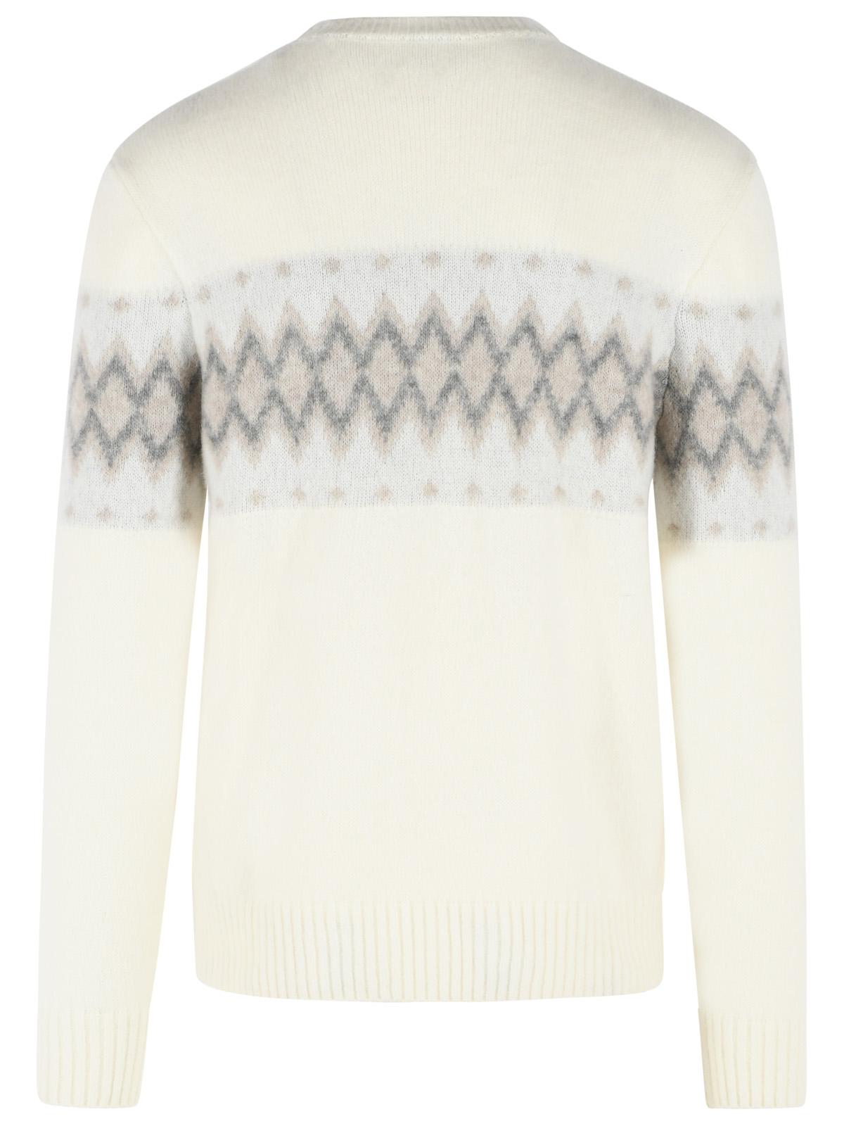Eleventy Ivory Cashmere And Silk Blend Sweater Men ELEVENTY