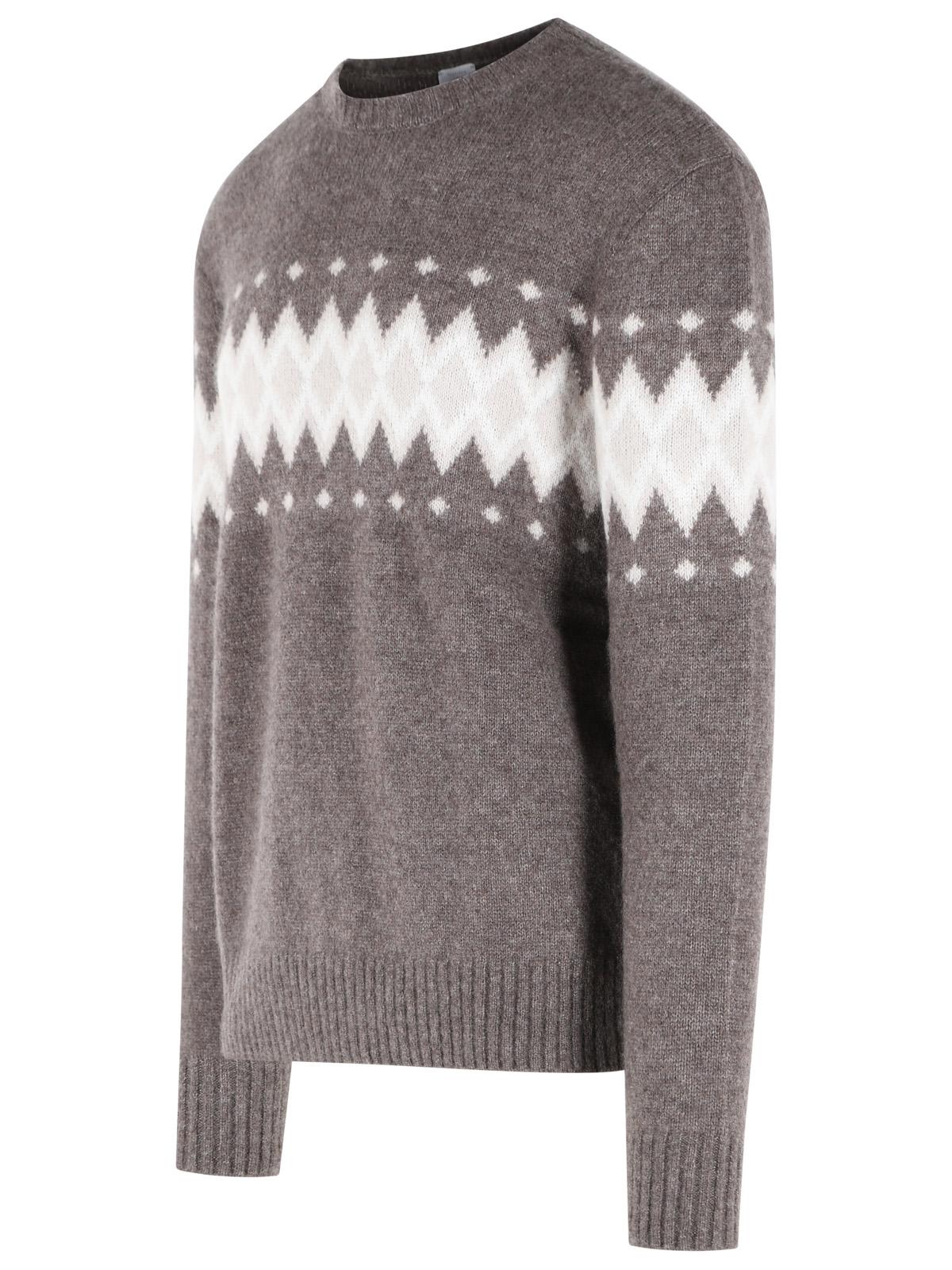 Eleventy Brown Cashmere And Silk Blend Sweater Men ELEVENTY