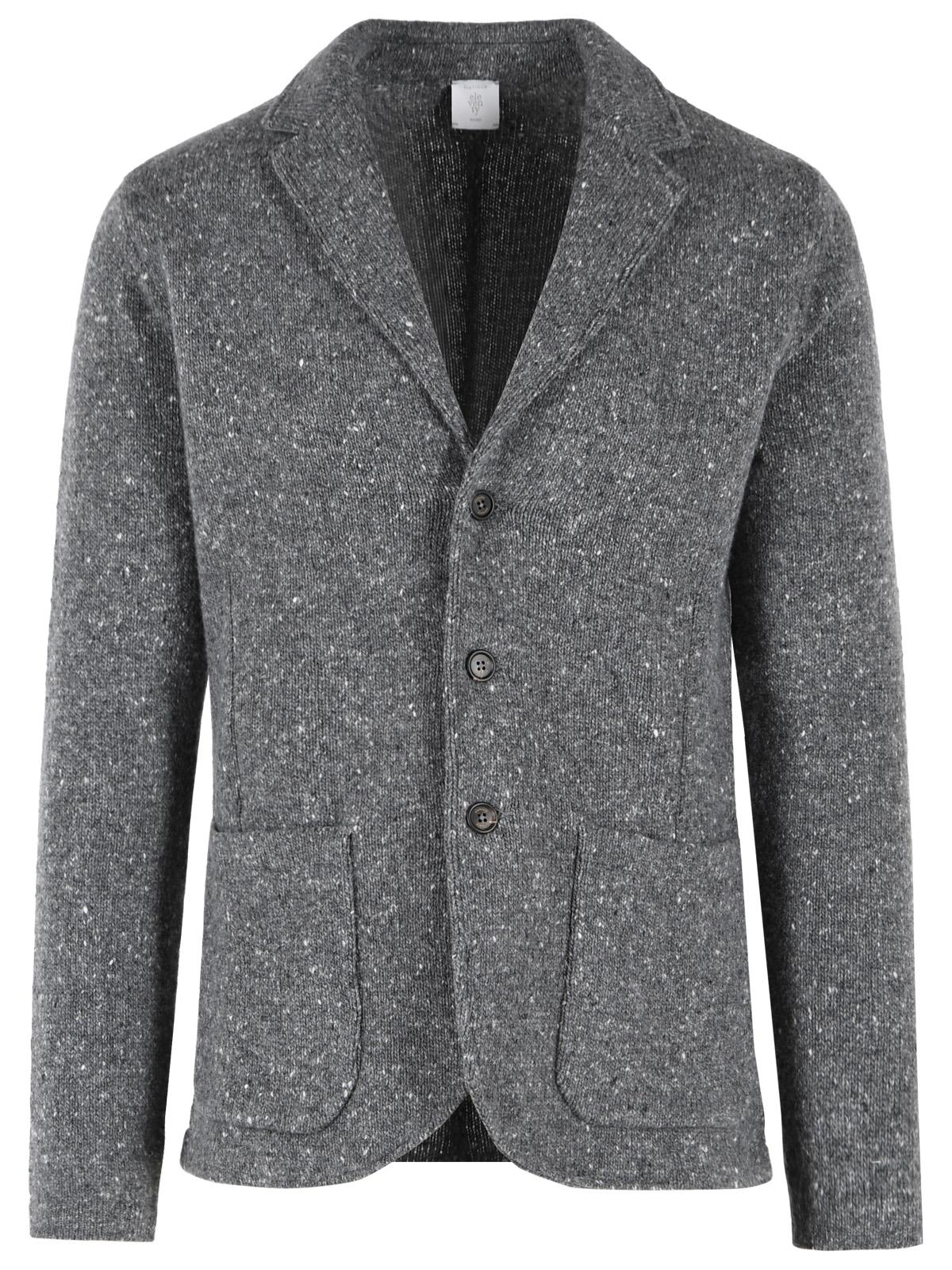 Eleventy Grey Wool And Cashmere Blend Blazer Men ELEVENTY