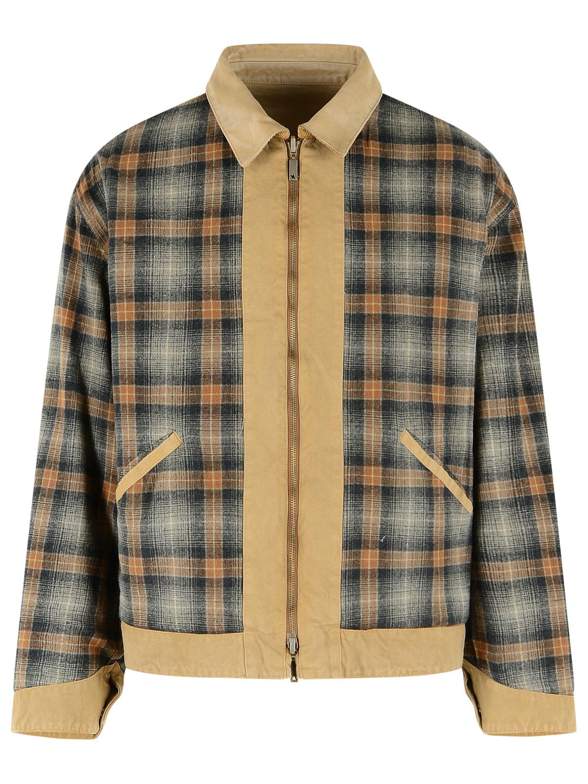 Golden Goose 'Workwear' Reversible Beige Cotton Jacket Men GOLDEN GOOSE