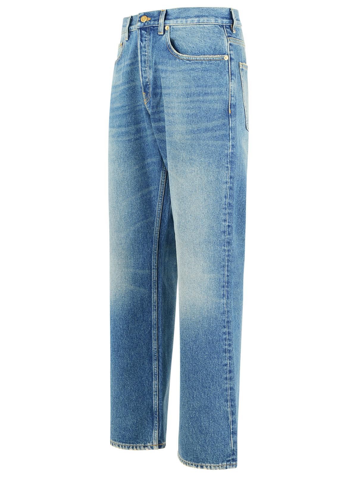 Golden Goose Loose 'Skate' Blue Cotton Jeans Men GOLDEN GOOSE