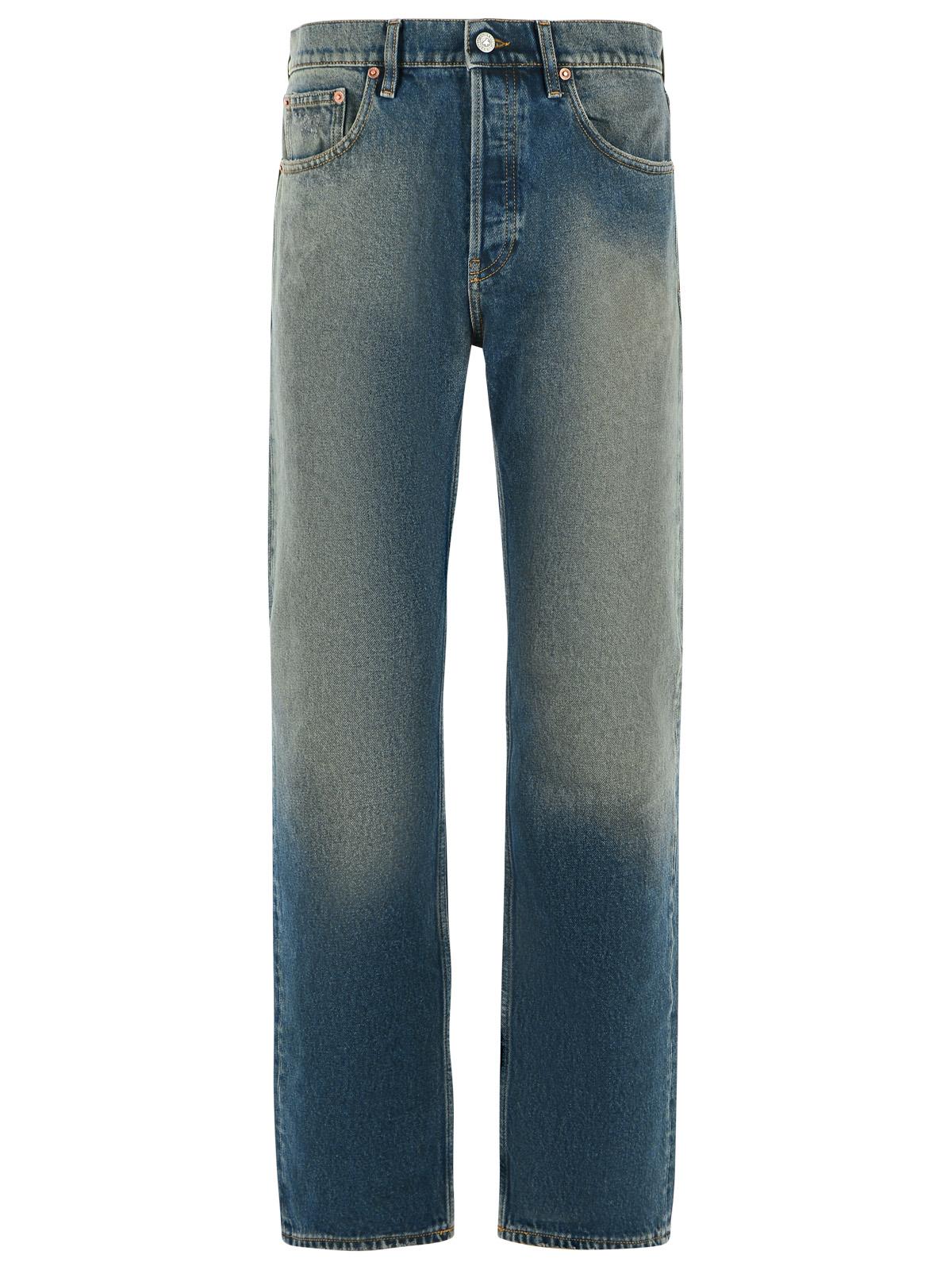 Golden Goose Straight 'Patrick' Blue Cotton Jeans Men GOLDEN GOOSE