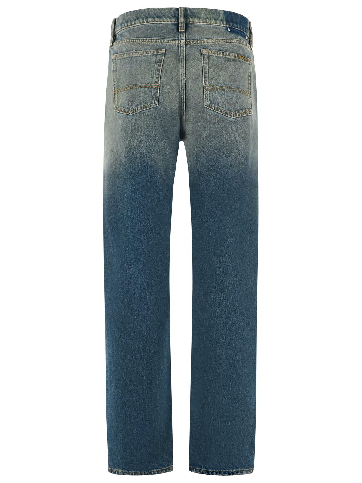 Golden Goose Straight 'Patrick' Blue Cotton Jeans Men GOLDEN GOOSE