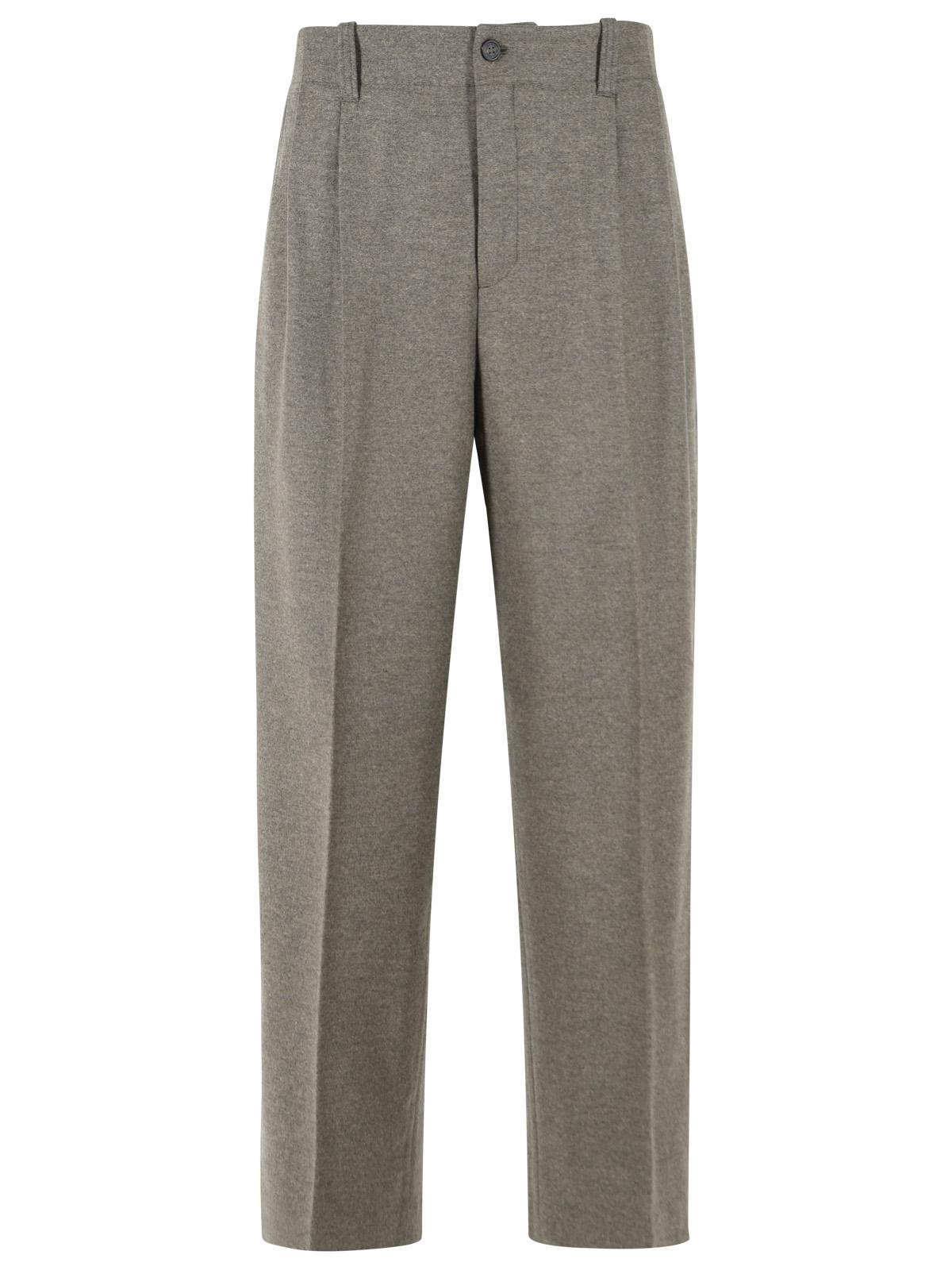 Golden Goose 'Slacks' Grey Virgin Wool Trousers Men GOLDEN GOOSE
