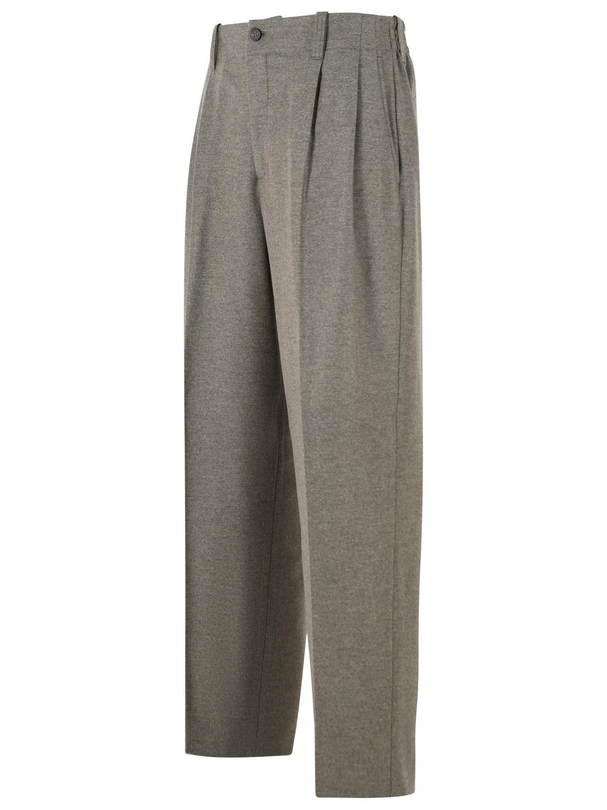 Golden Goose 'Slacks' Grey Virgin Wool Trousers Men GOLDEN GOOSE