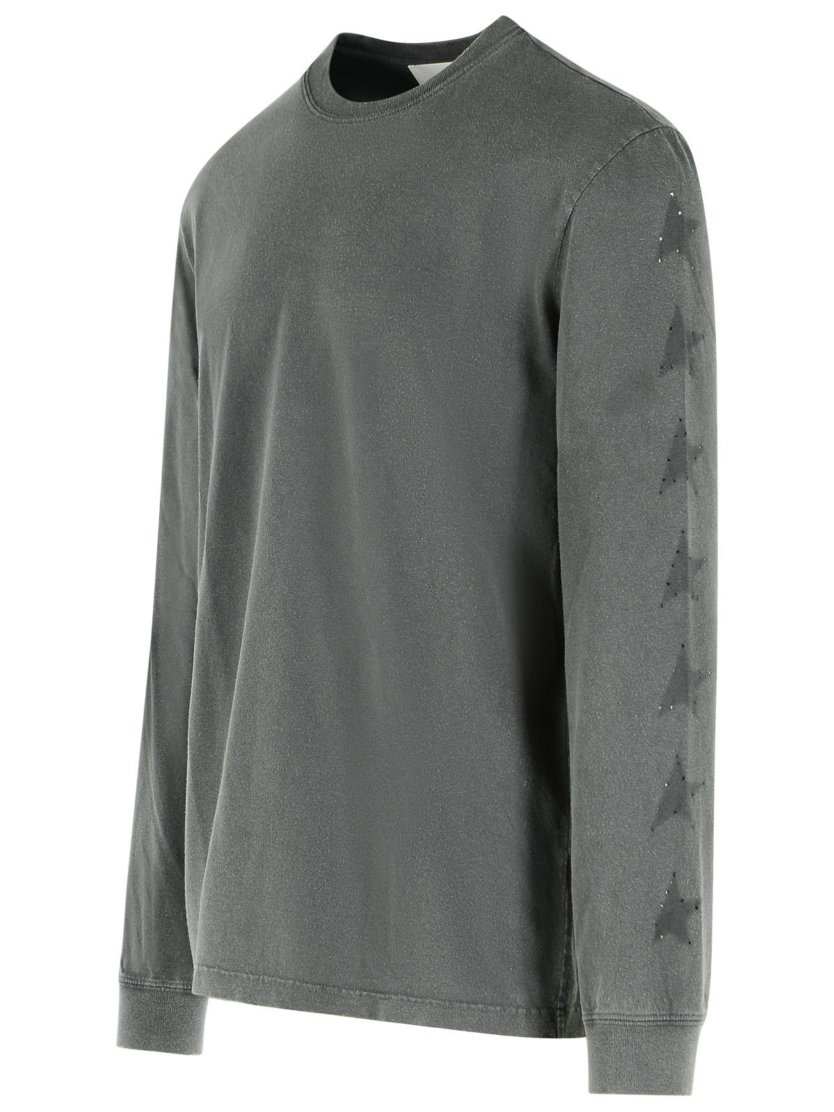 Golden Goose Gray Cotton T-Shit Men GOLDEN GOOSE