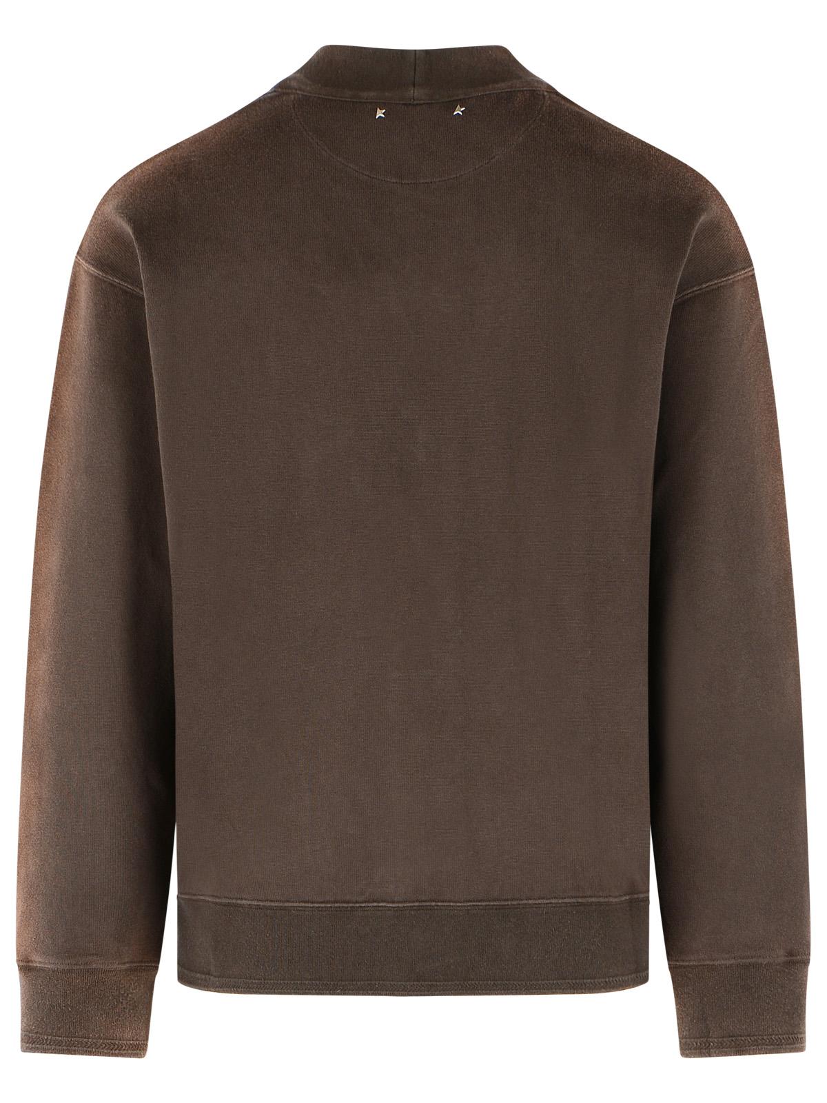 Golden Goose Brown Cotton Cardigan Men GOLDEN GOOSE