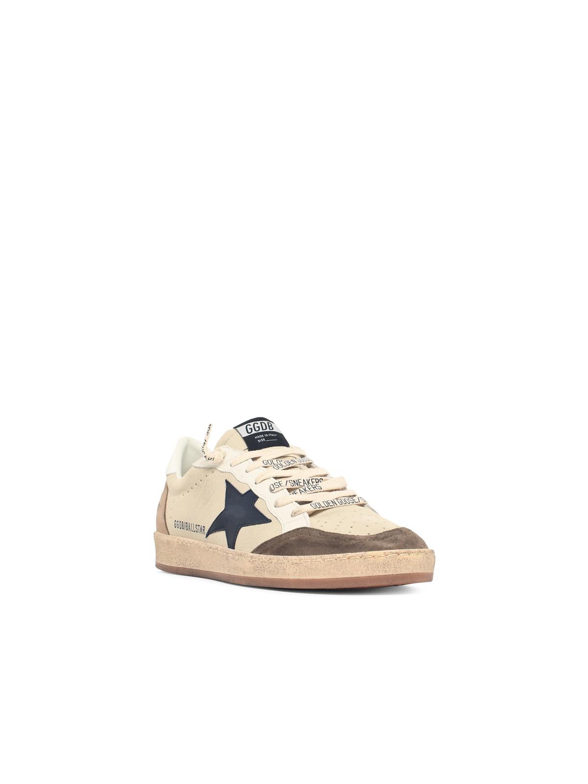 Golden Goose Cream Leather Ball Star' Sneakers Men GOLDEN GOOSE
