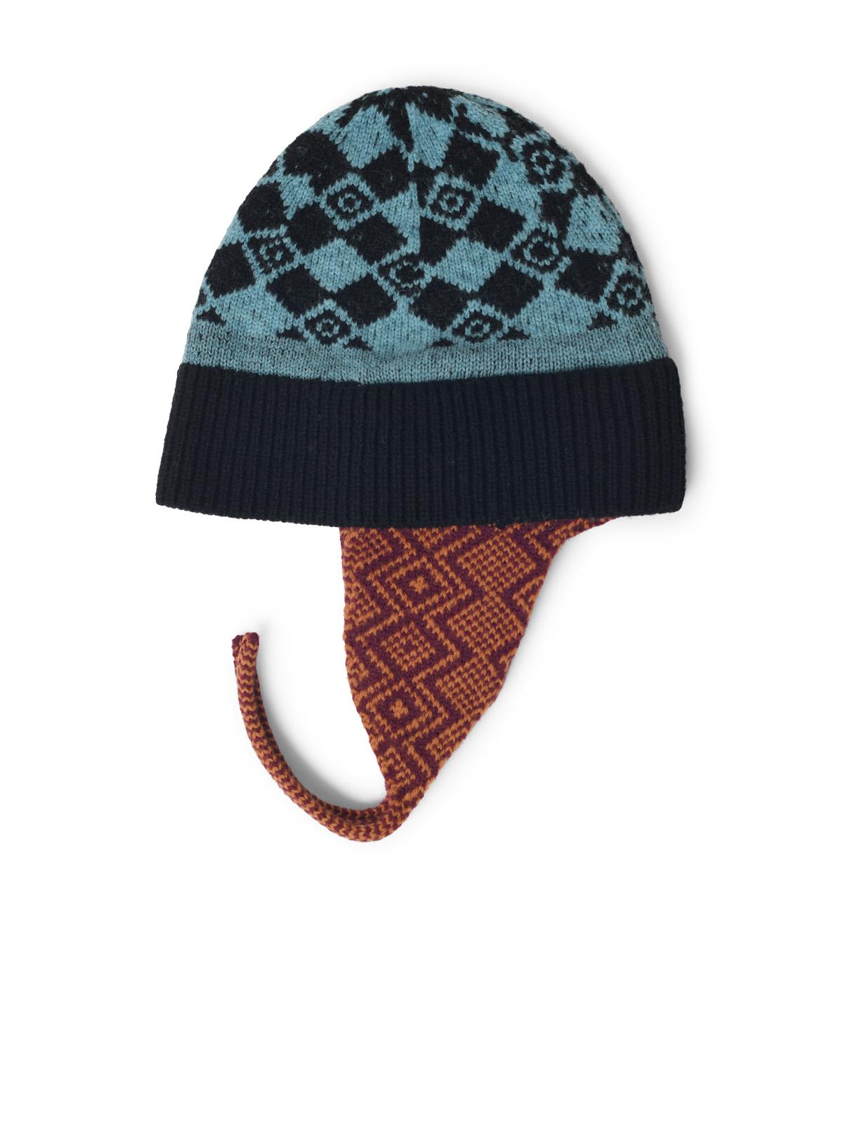 Dries Van Noten Multicolor Wool Beanie Men DRIES VAN NOTEN