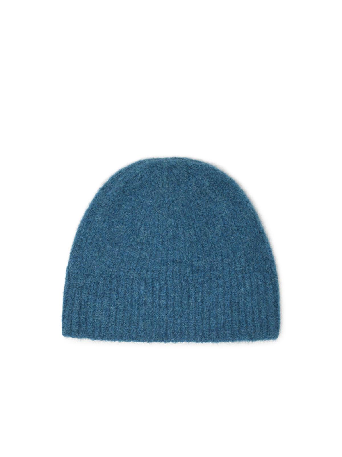 Dries Van Noten 'Moss' Blue Alpaca Blend Beanie Men DRIES VAN NOTEN