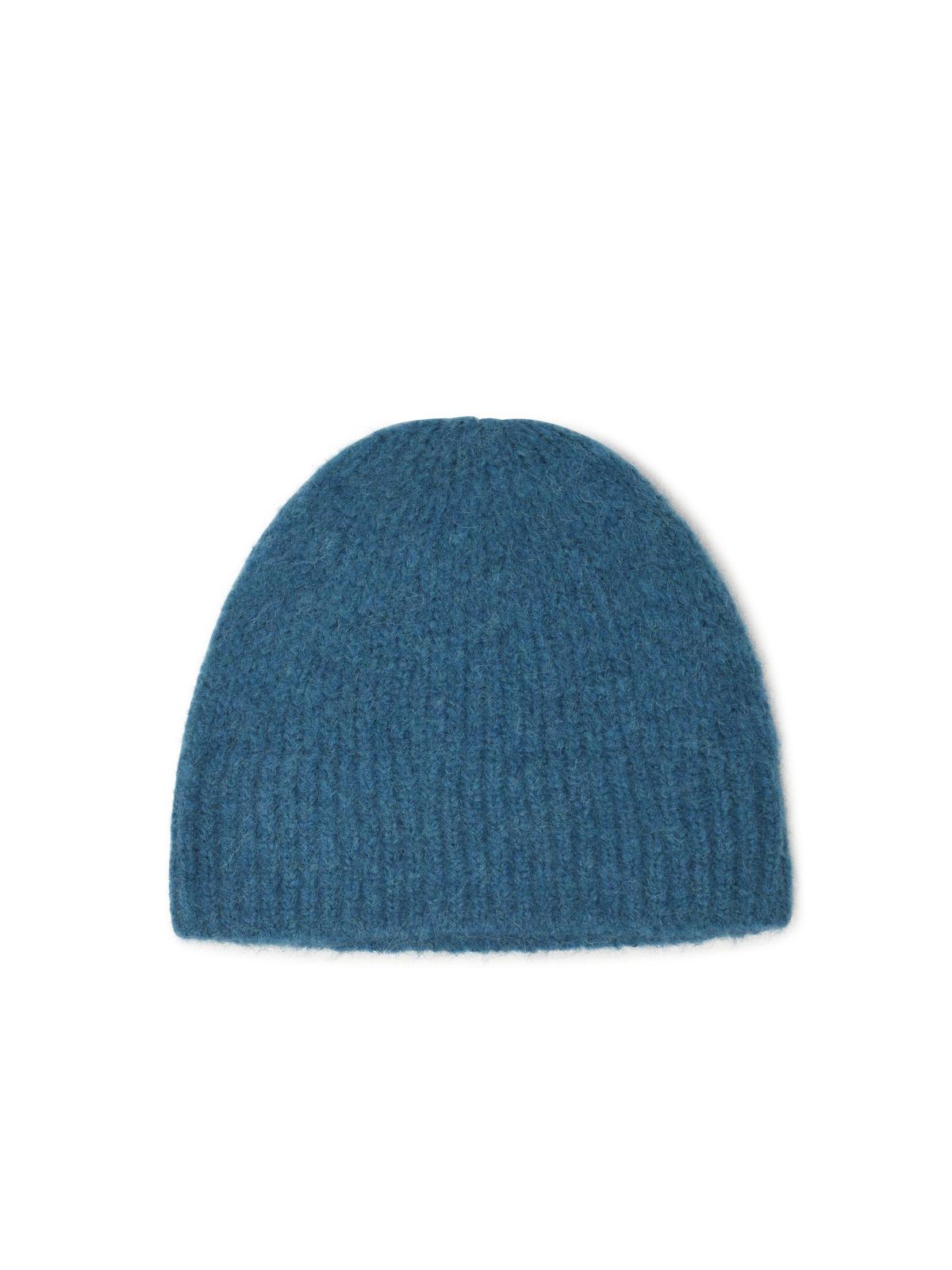 Dries Van Noten 'Moss' Blue Alpaca Blend Beanie Men DRIES VAN NOTEN