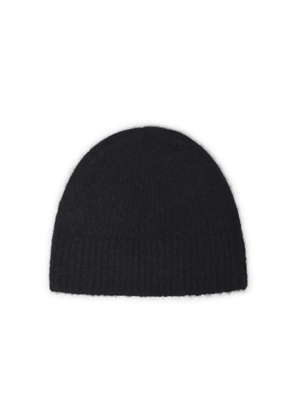 Dries Van Noten 'Moss' Black Alpaca Blend Beanie Men DRIES VAN NOTEN