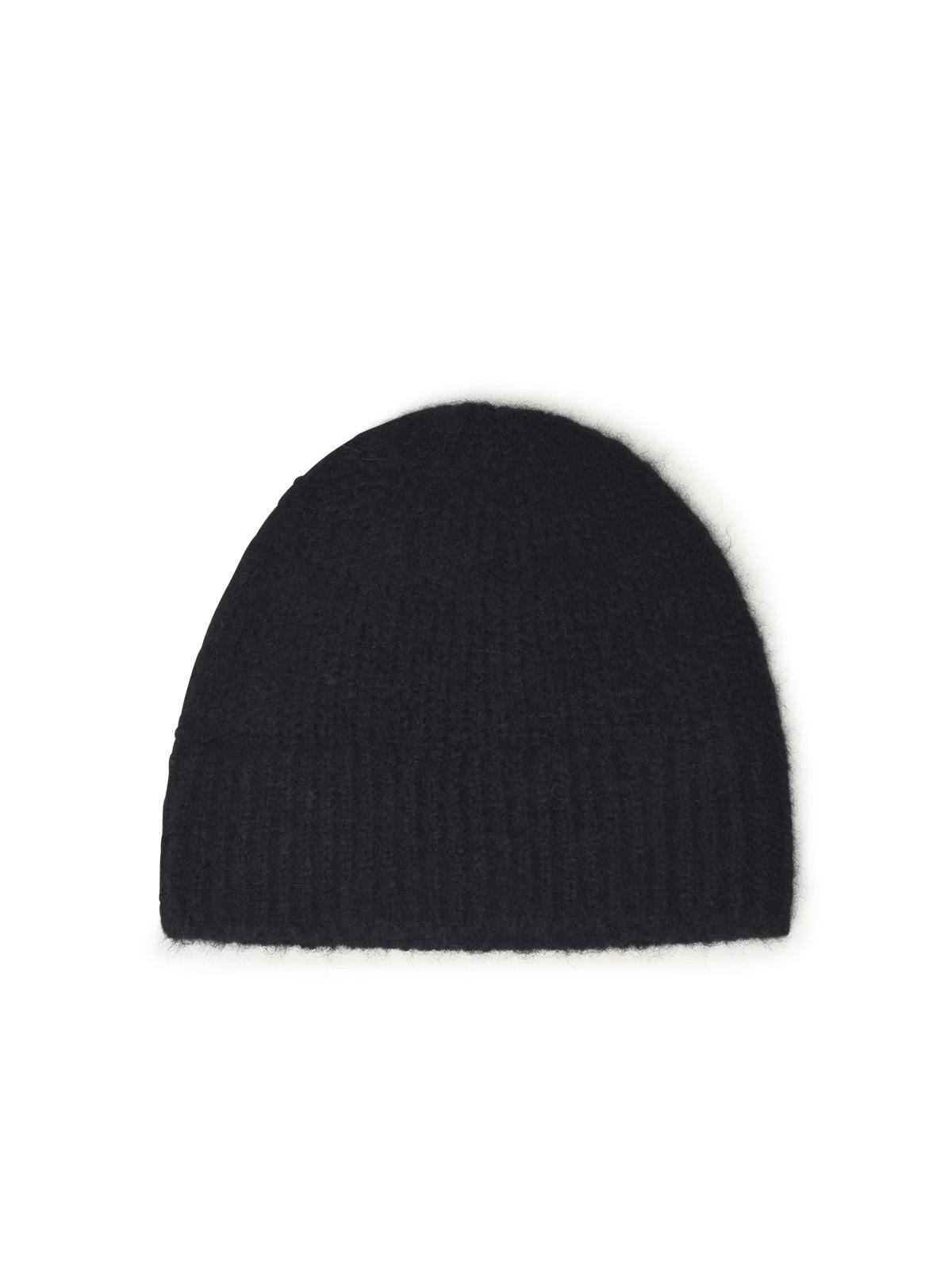 Dries Van Noten 'Moss' Black Alpaca Blend Beanie Men DRIES VAN NOTEN