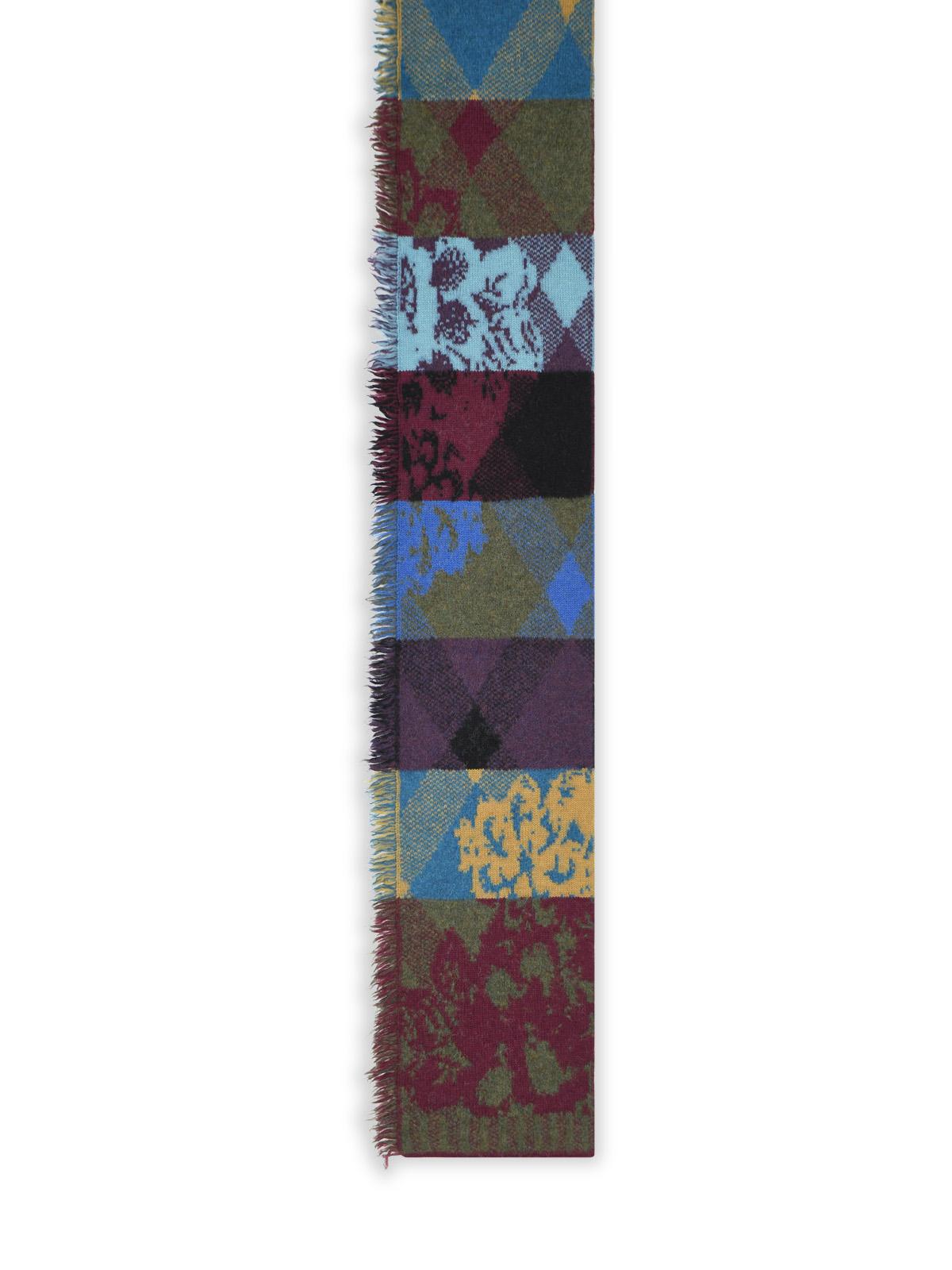 Dries Van Noten 'Mati' Multicolor Wool Blend Scarf Men DRIES VAN NOTEN