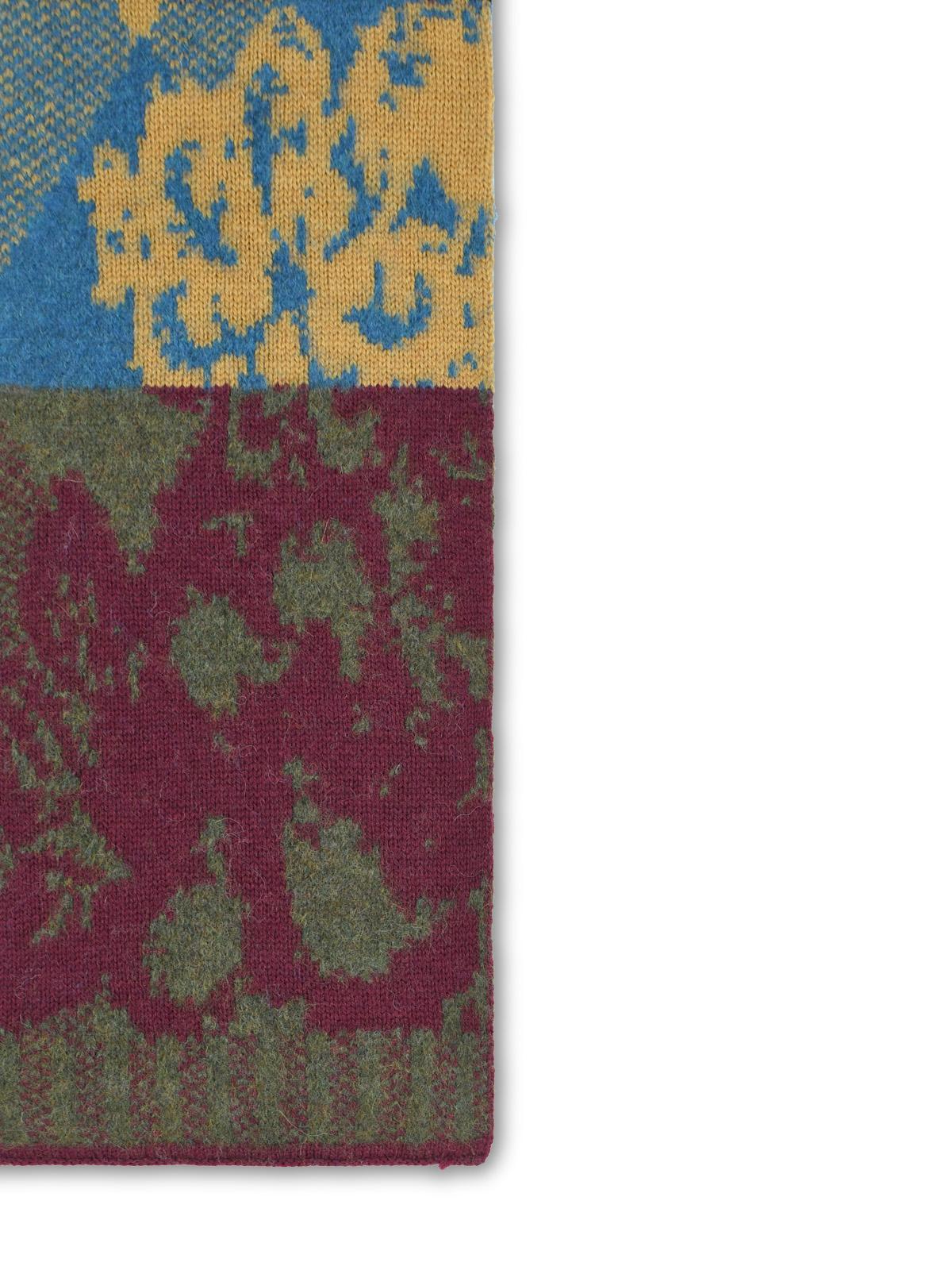 Dries Van Noten 'Mati' Multicolor Wool Blend Scarf Men DRIES VAN NOTEN