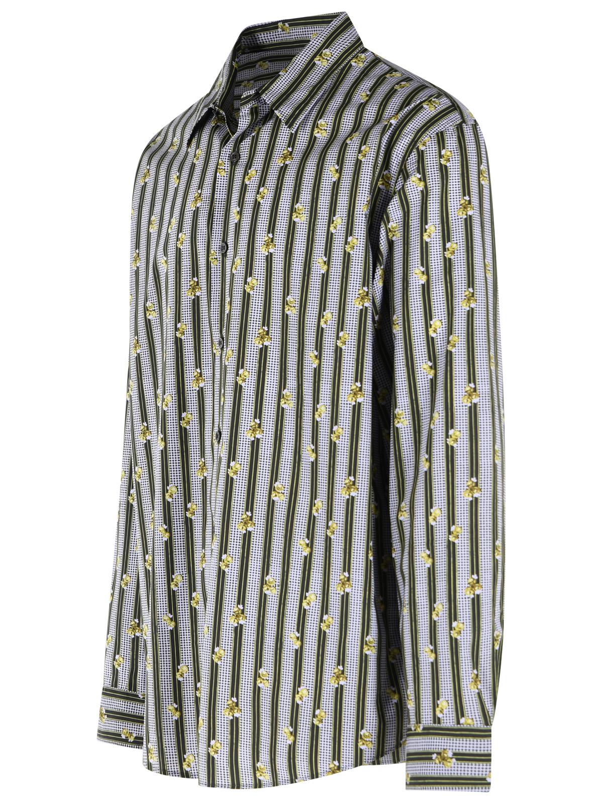 Dries Van Noten 'Caper' Lilac Cotton Shirt Men DRIES VAN NOTEN