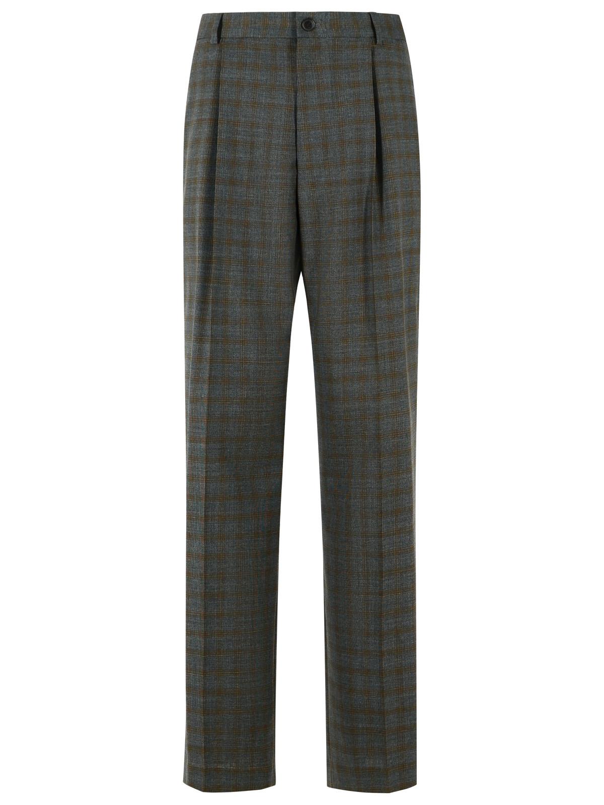 Dries Van Noten Brown Wool Trousers Men DRIES VAN NOTEN