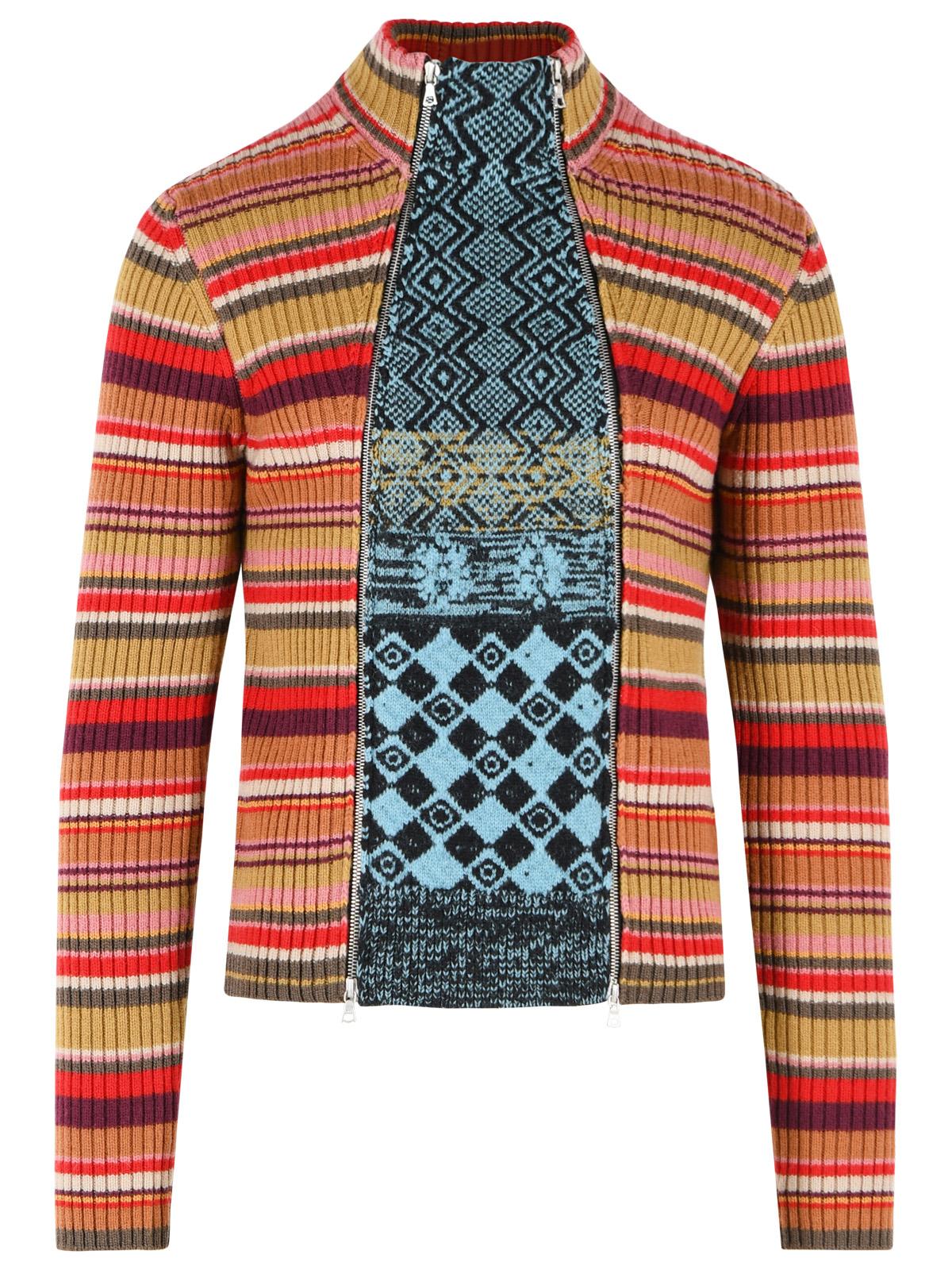 Dries Van Noten 'Macau' Multi Wool Sweater Men DRIES VAN NOTEN
