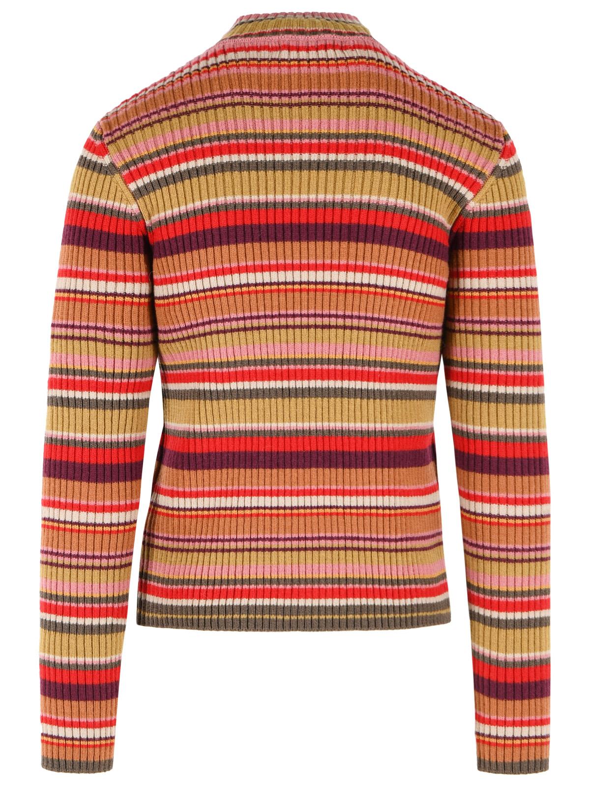 Dries Van Noten 'Macau' Multi Wool Sweater Men DRIES VAN NOTEN