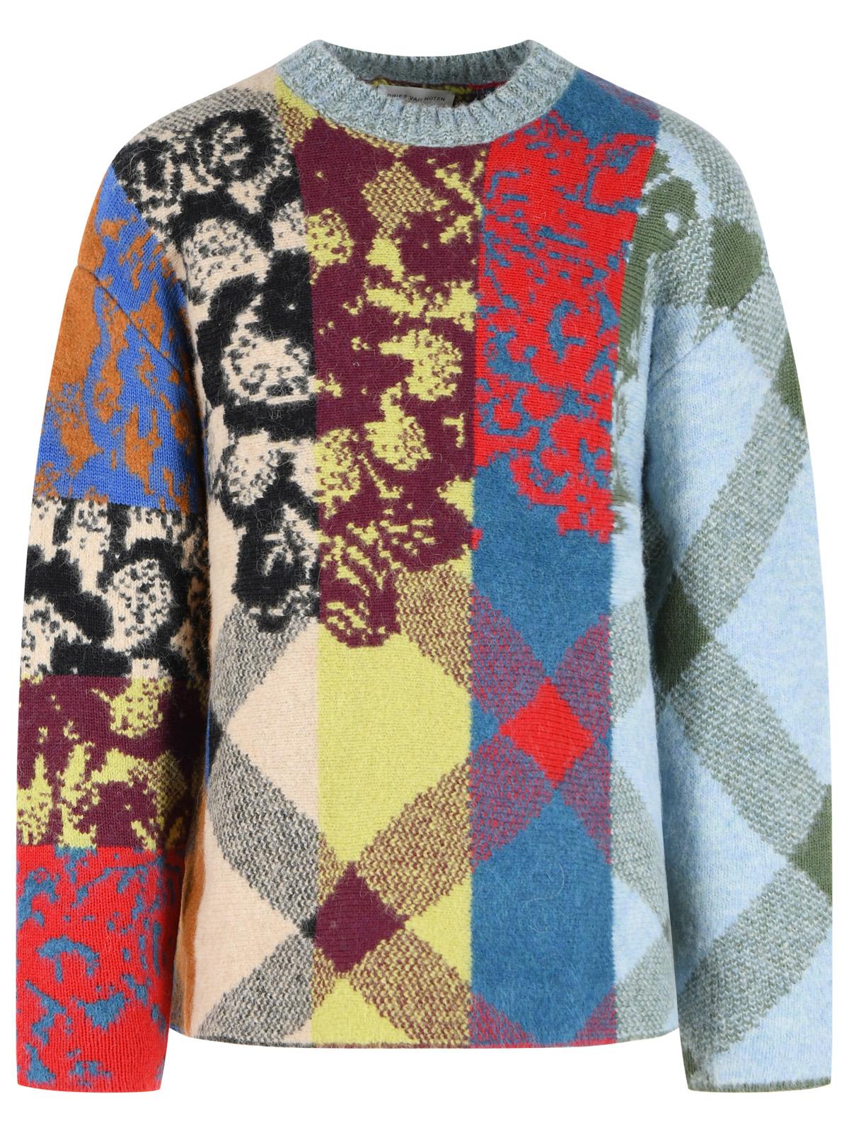 Dries Van Noten 'Matadi' Multi Wool Blend Sweater Men DRIES VAN NOTEN