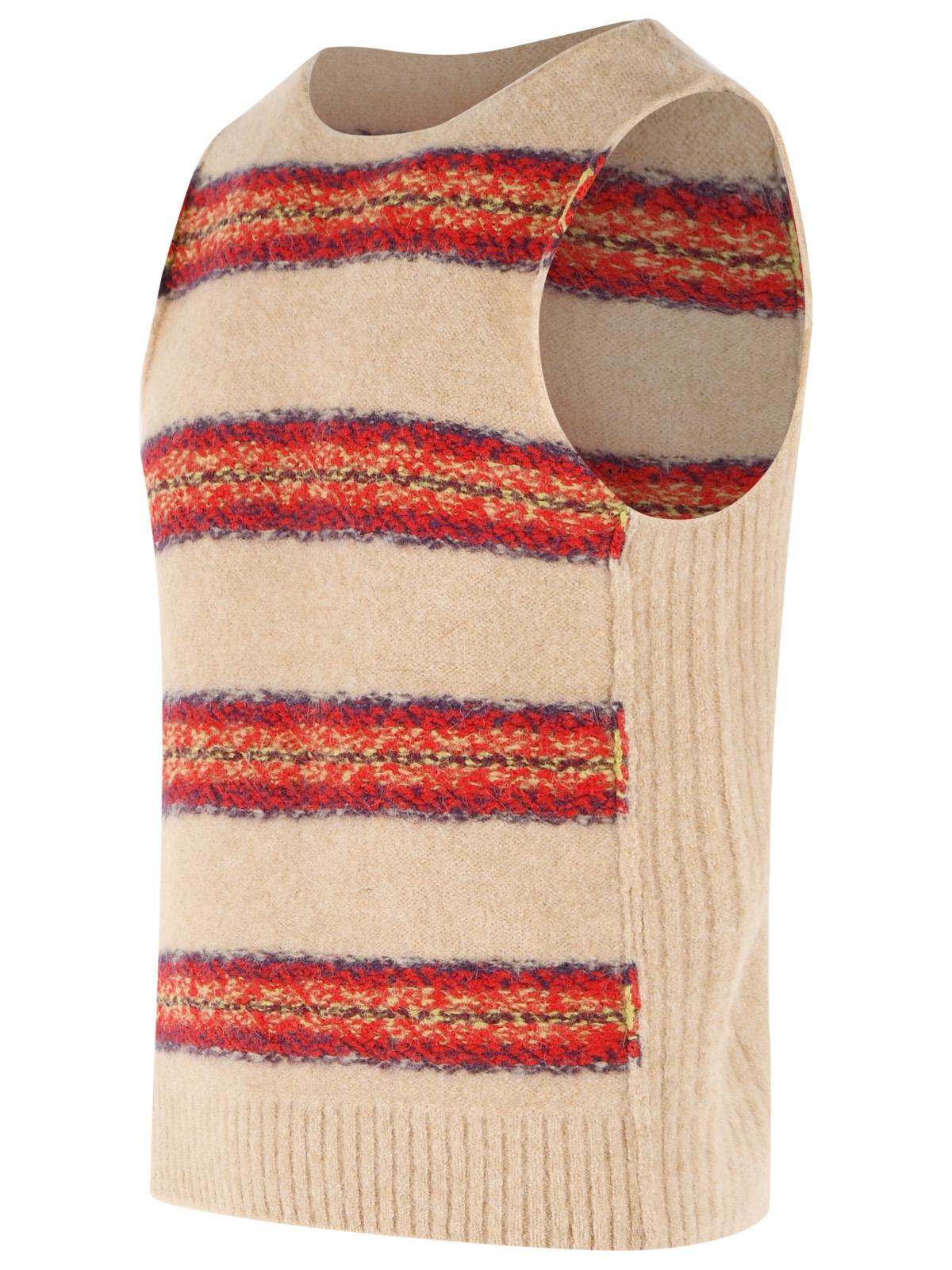 Dries Van Noten 'Manado' Beige Alpaca Blend Vest Men DRIES VAN NOTEN