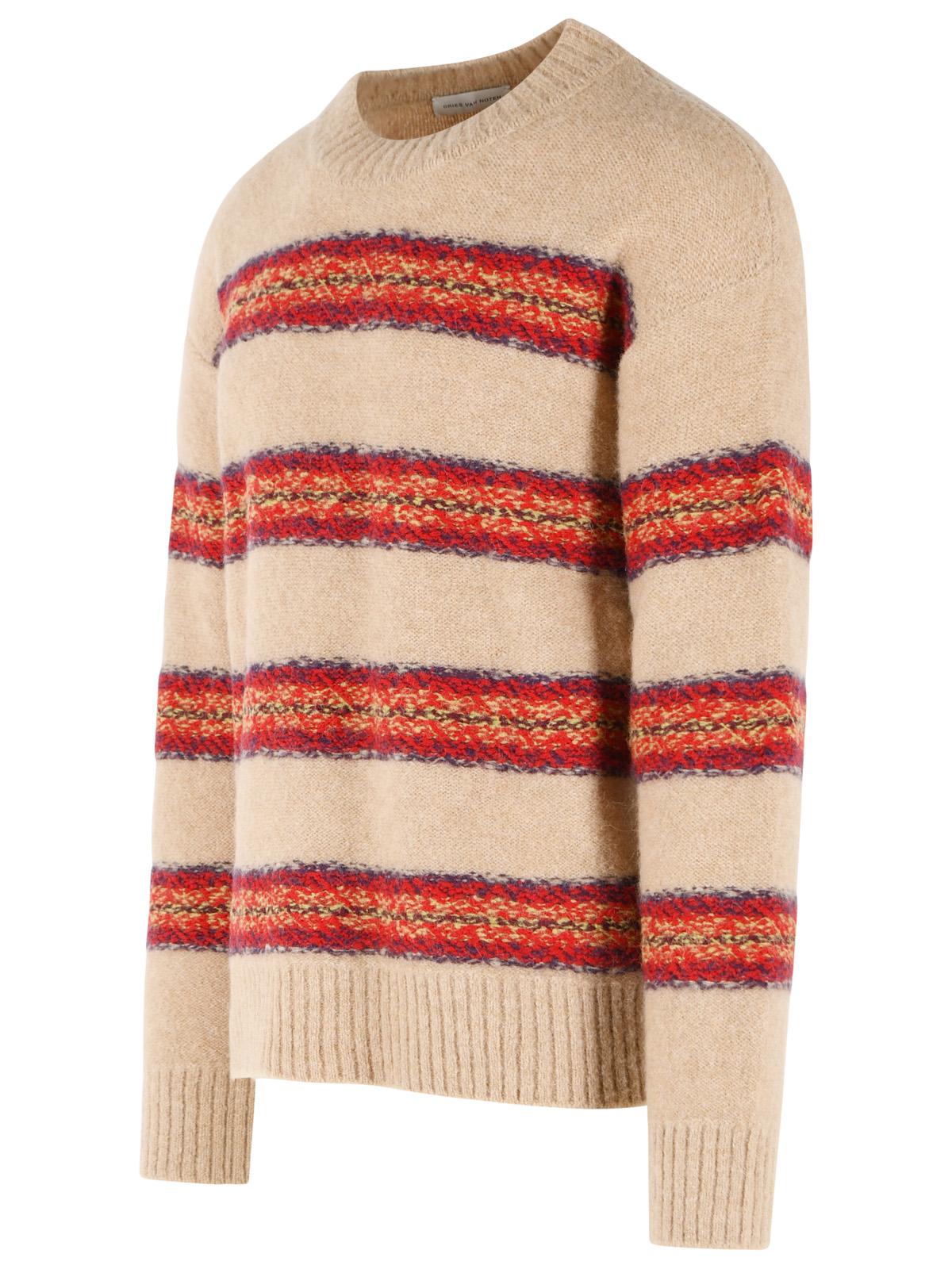 Dries Van Noten 'Master' Beige Alpaca Blend Sweater Men DRIES VAN NOTEN