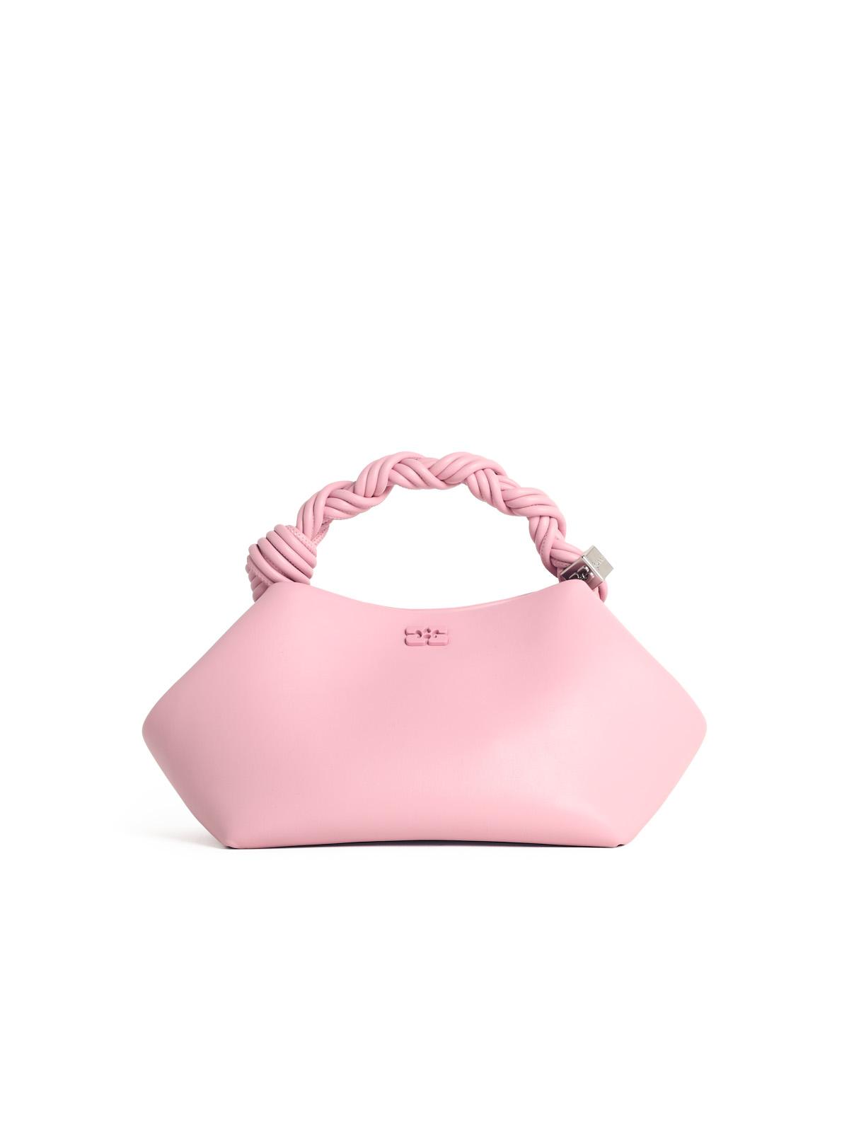Ganni Small 'Bou' Bag In Pink Smooth Leather Women GANNI