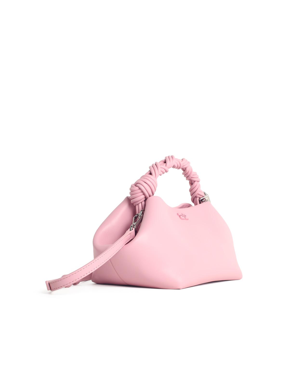 Ganni Small 'Bou' Bag In Pink Smooth Leather Women GANNI