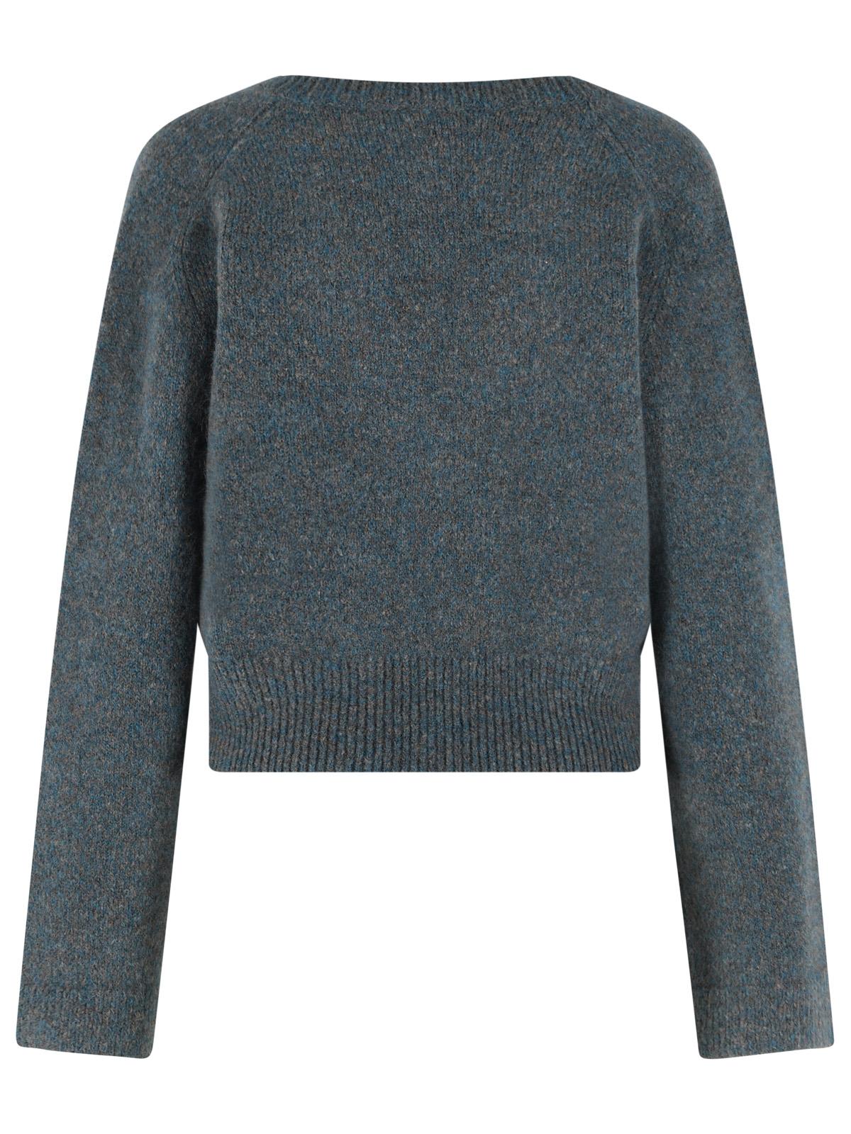 Ganni Blue Wool Blend Sweater Women GANNI