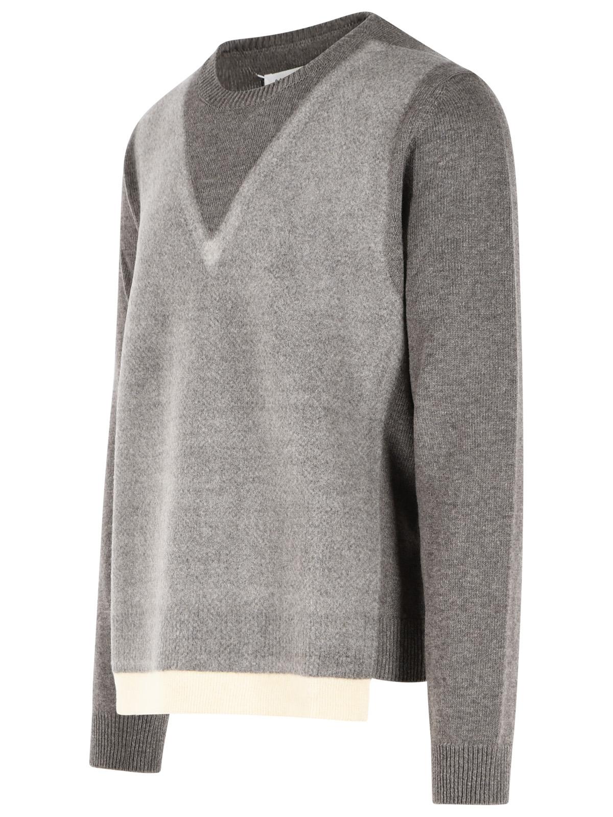 Maison Margiela 'Fused' Beige Virgin Wool Sweater Men MAISON MARGIELA