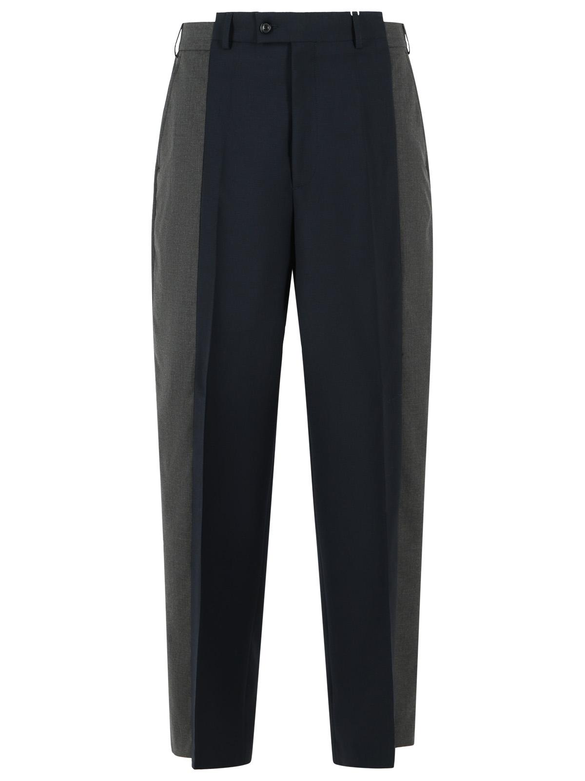 Maison Margiela Two-Tone Wool Trousers Men MAISON MARGIELA