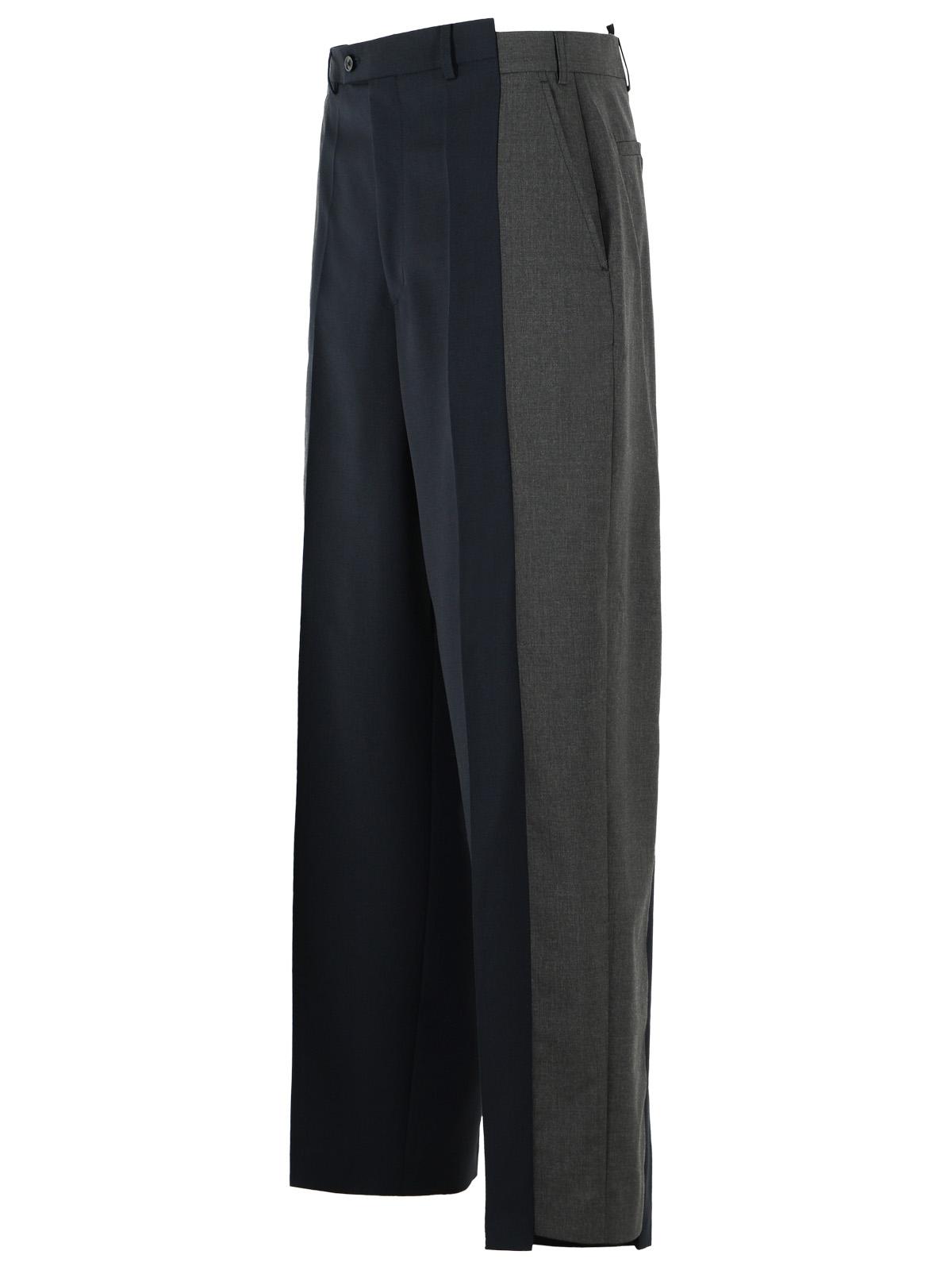Maison Margiela Two-Tone Wool Trousers Men MAISON MARGIELA