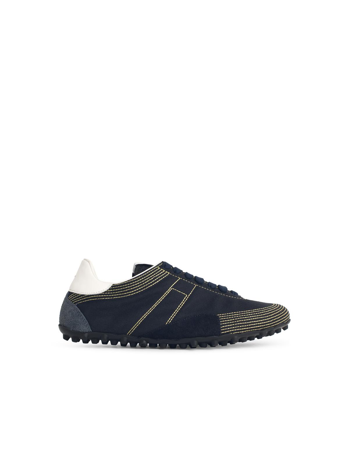 Maison Margiela 'Sprinters' Blue Fabric Sneakers Men MAISON MARGIELA