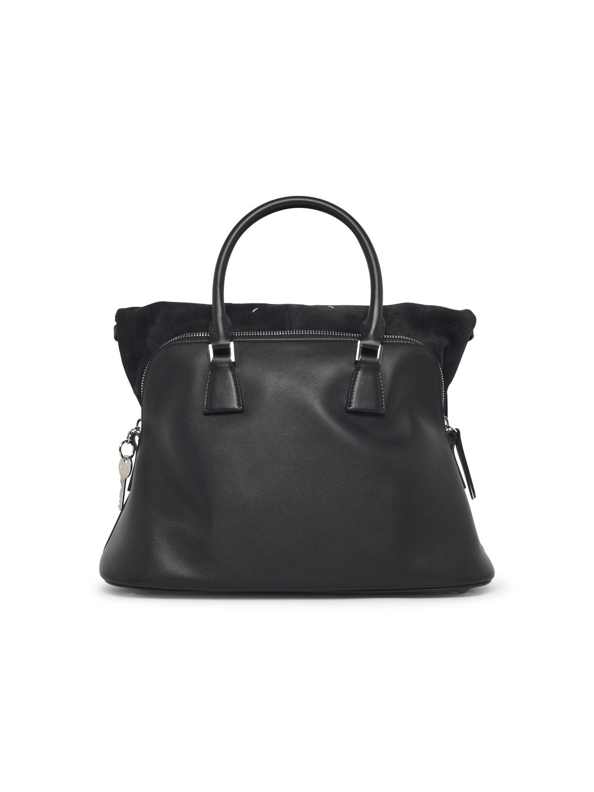 Maison Margiela '5Ac Soft' Medium Bag In Dark Grey Leather Women MAISON MARGIELA
