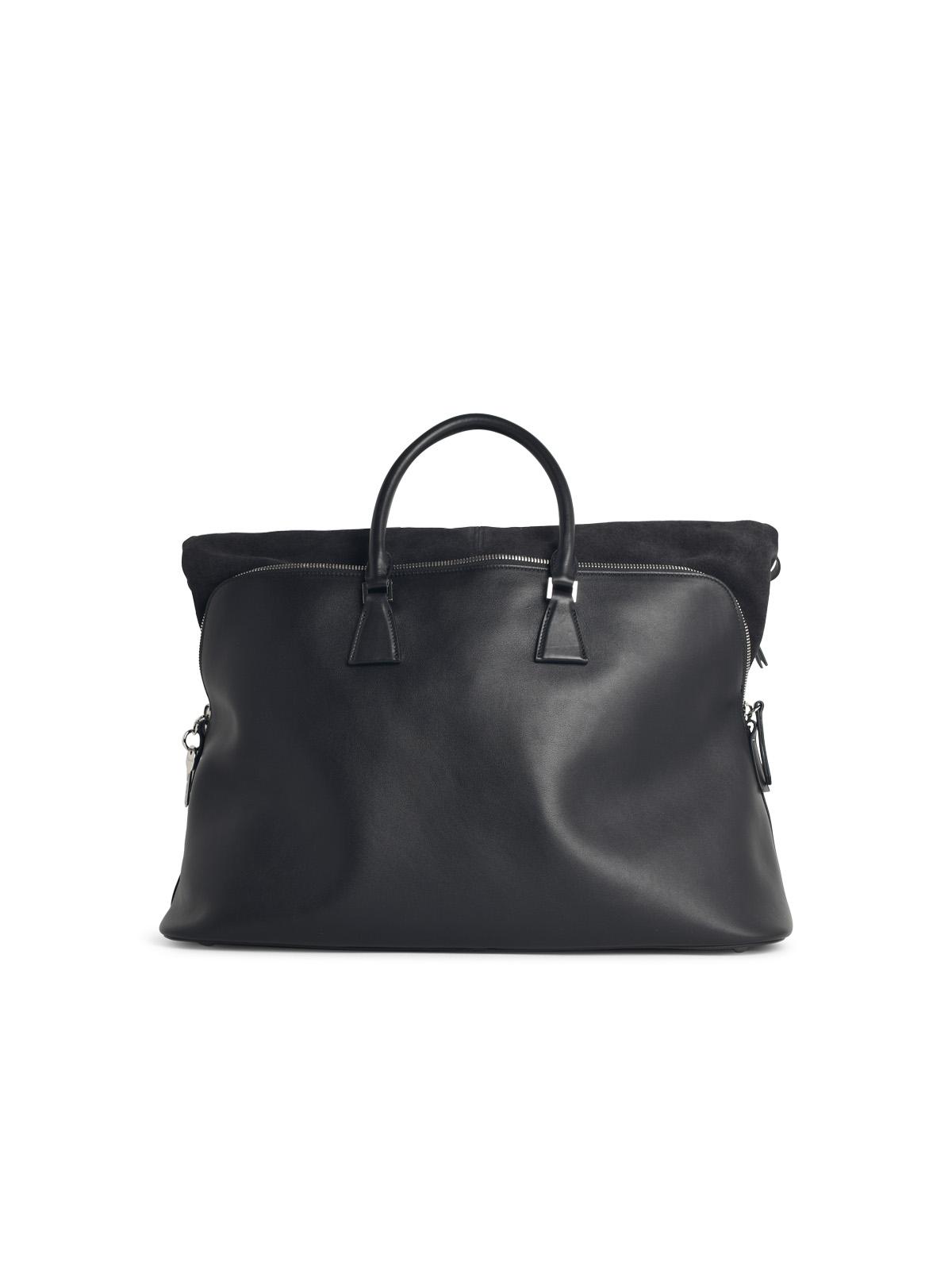 Maison Margiela '5Ac Soft Xl' Black Leather Bag Women MAISON MARGIELA